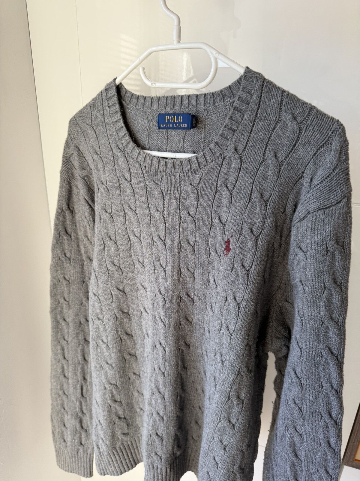 Polo Ralph Lauren Polo Ralph Lauren Grey Luxury Casual Knitted Sweater Size US L / EU 52-54 / 3 - 3 Thumbnail