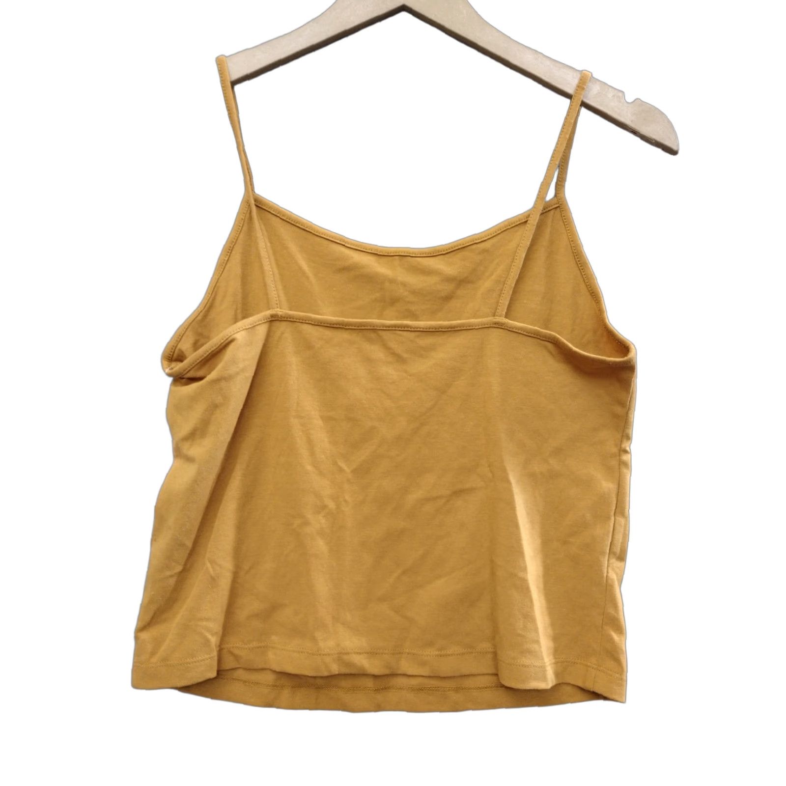 Vintage Wild Fable Women's Crop Tank Top Dark Gold XL 331-00-7292 Tank Crop Gold Womens XL Dark Gold Women’s Tank Top Size XL / US 12-14 / IT 48-50 - 1 Thumbnail