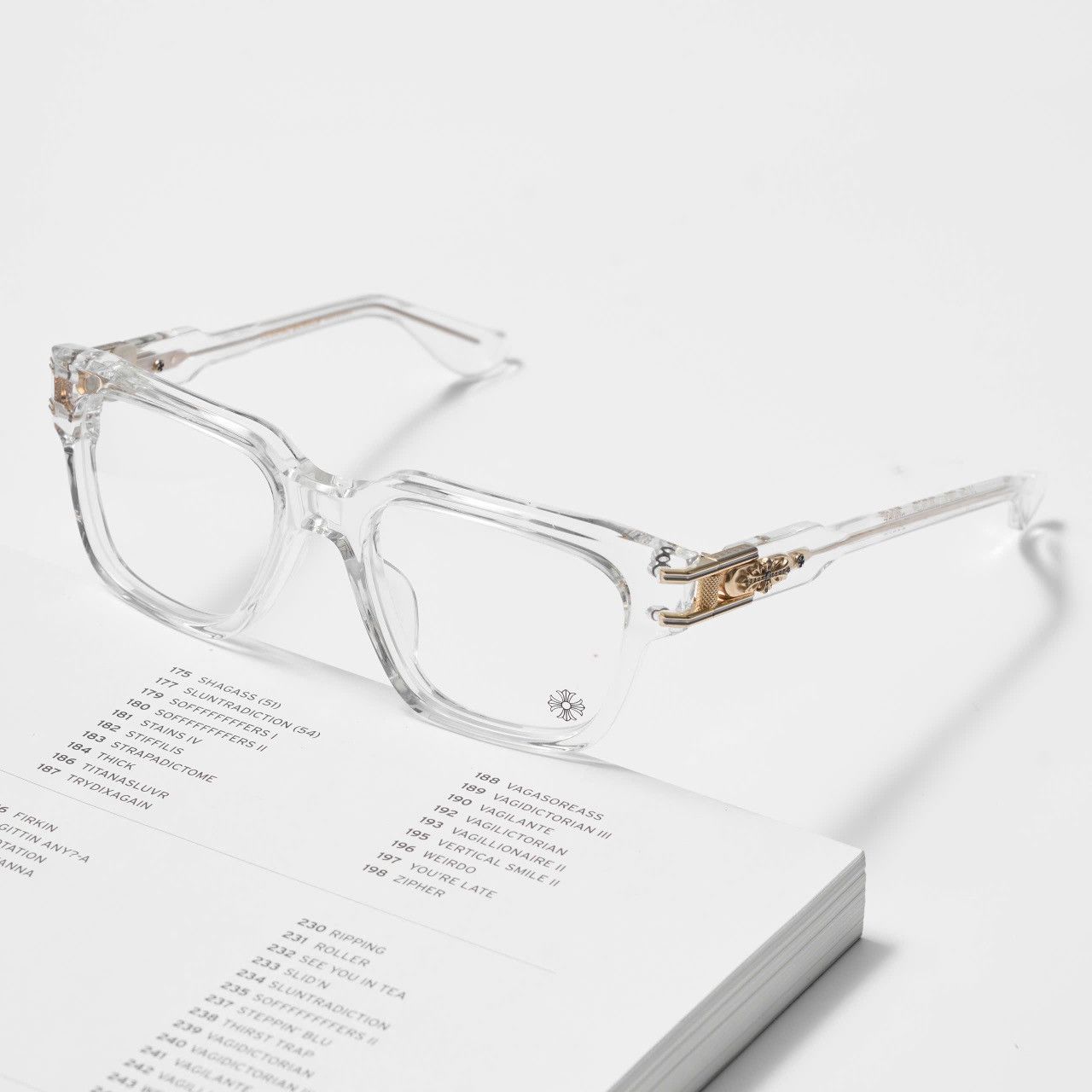 Chrome Hearts CHROME HEARTS BULGE CRYSTAL GLASSES Size ONE SIZE - 2 Thumbnail