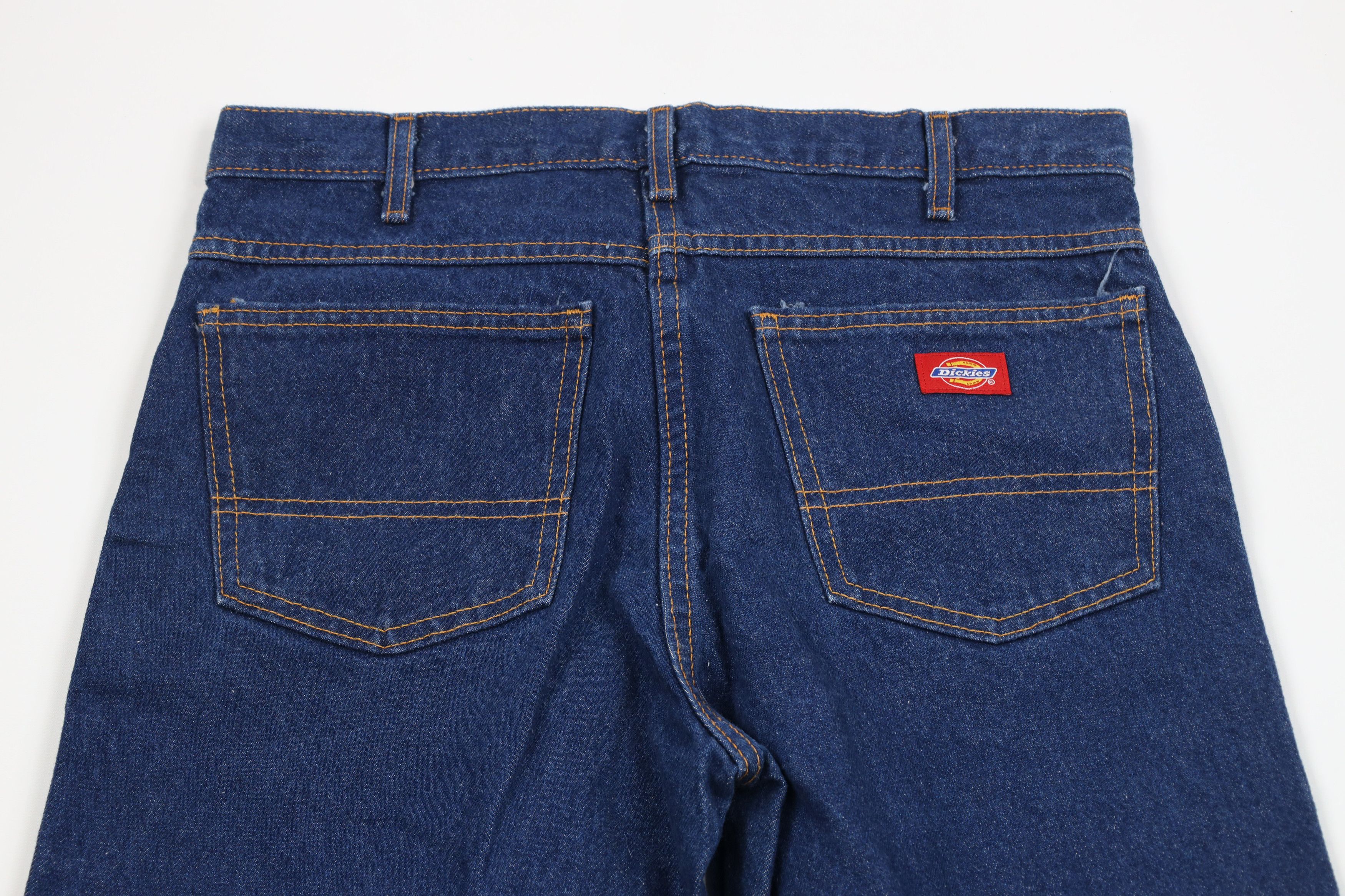 Dickies × Vintage Vintage Dickies Spell Out Wide Leg Denim Jeans Blue Cotton Size US 33 - 9 Thumbnail