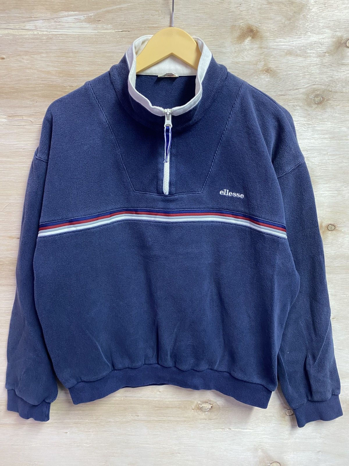 Ellesse vintage Ellesse quarter-zip sweatshirt Size US S / EU 44-46 / 1 - 1 Thumbnail