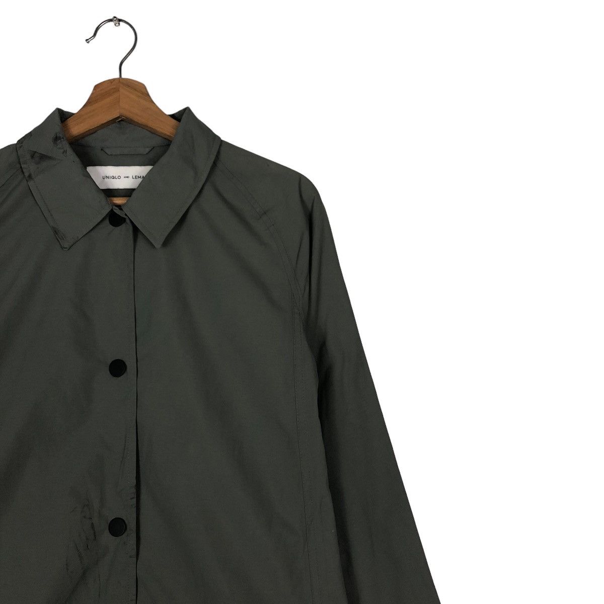 Japanese Brand 🔥Green Military Long Fly Coats Jacket Lemaire Uniqlo Japan Size US M / EU 48-50 / 2 - 6 Thumbnail