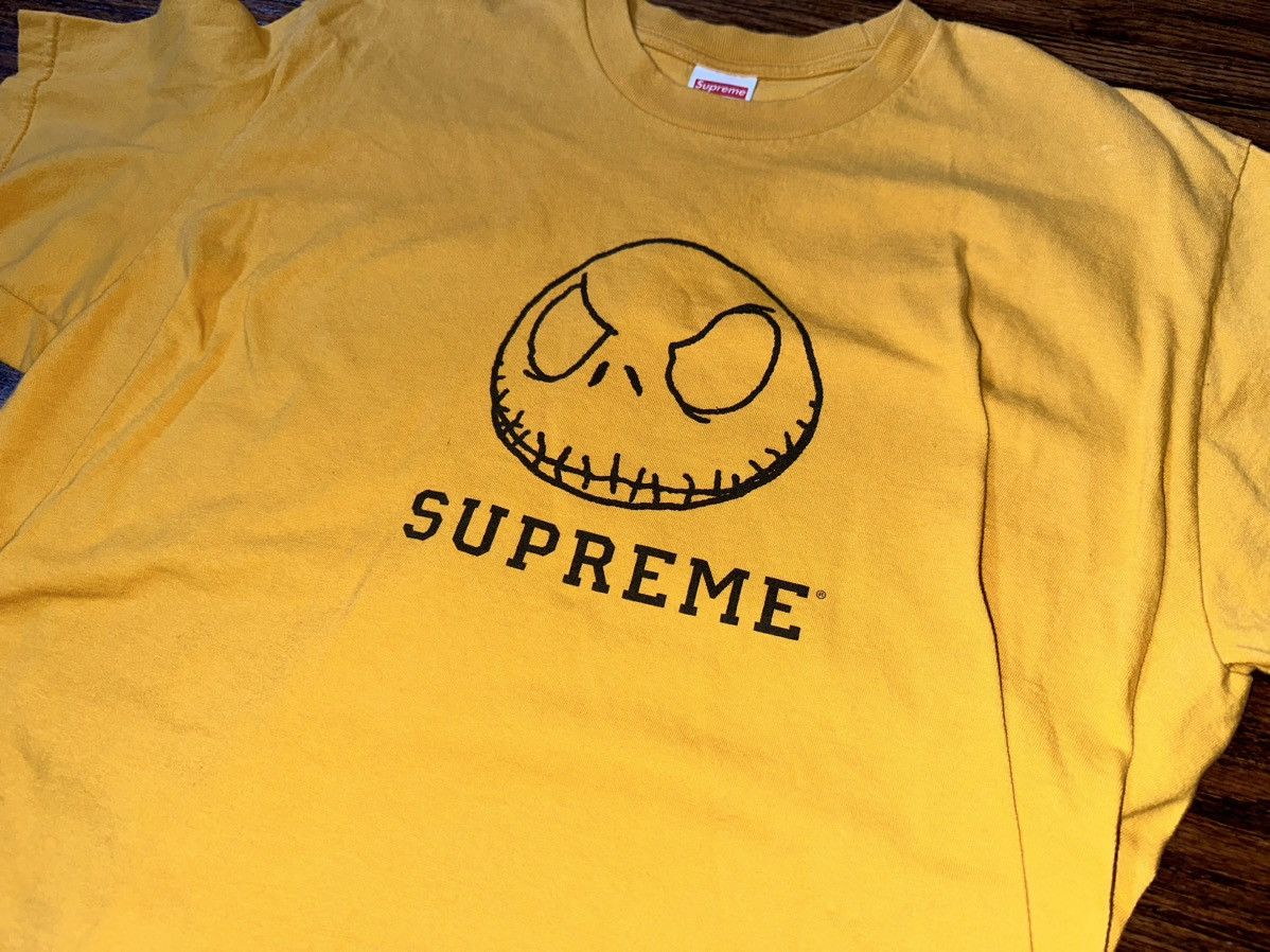 Disney × Supreme Supreme Skeleton Tee Mustard Yellow XL FW23 