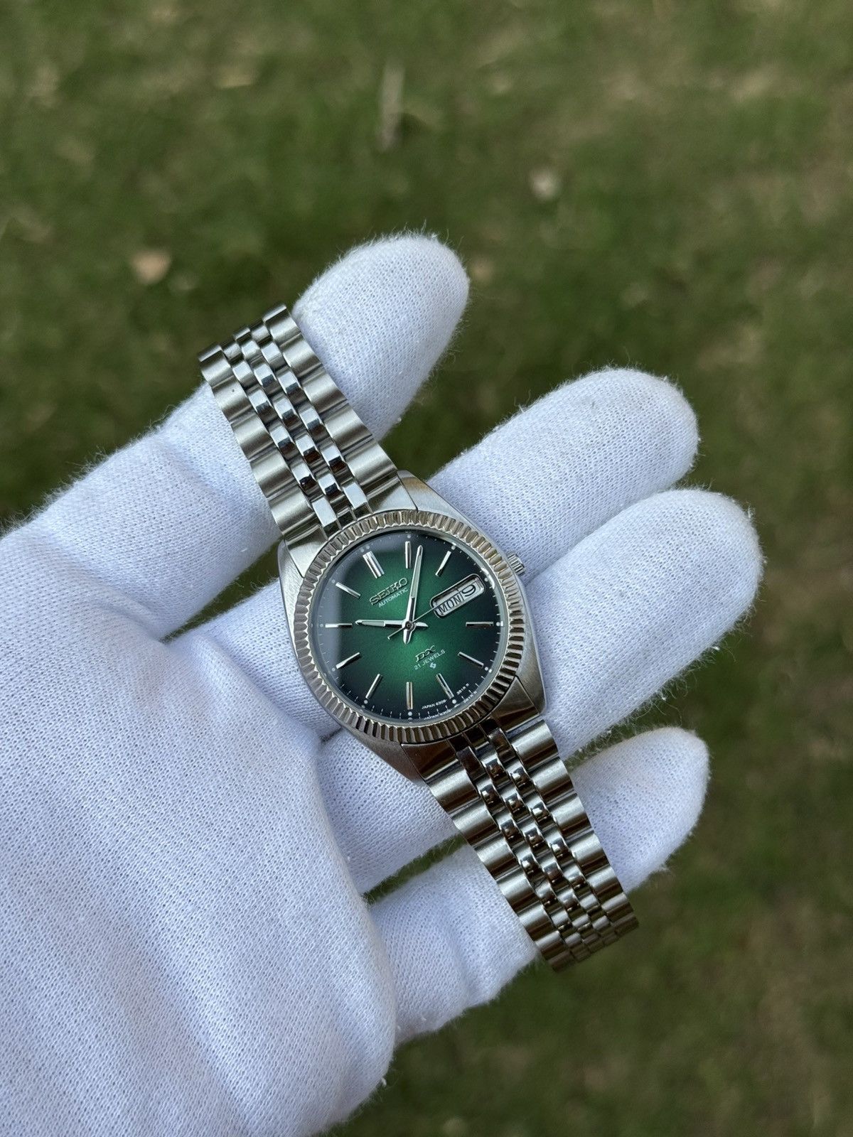 Seiko Seiko 5 DX Fluted Bezel Automatic 6309 Japanese mens Watch Size 36 - 1 Thumbnail