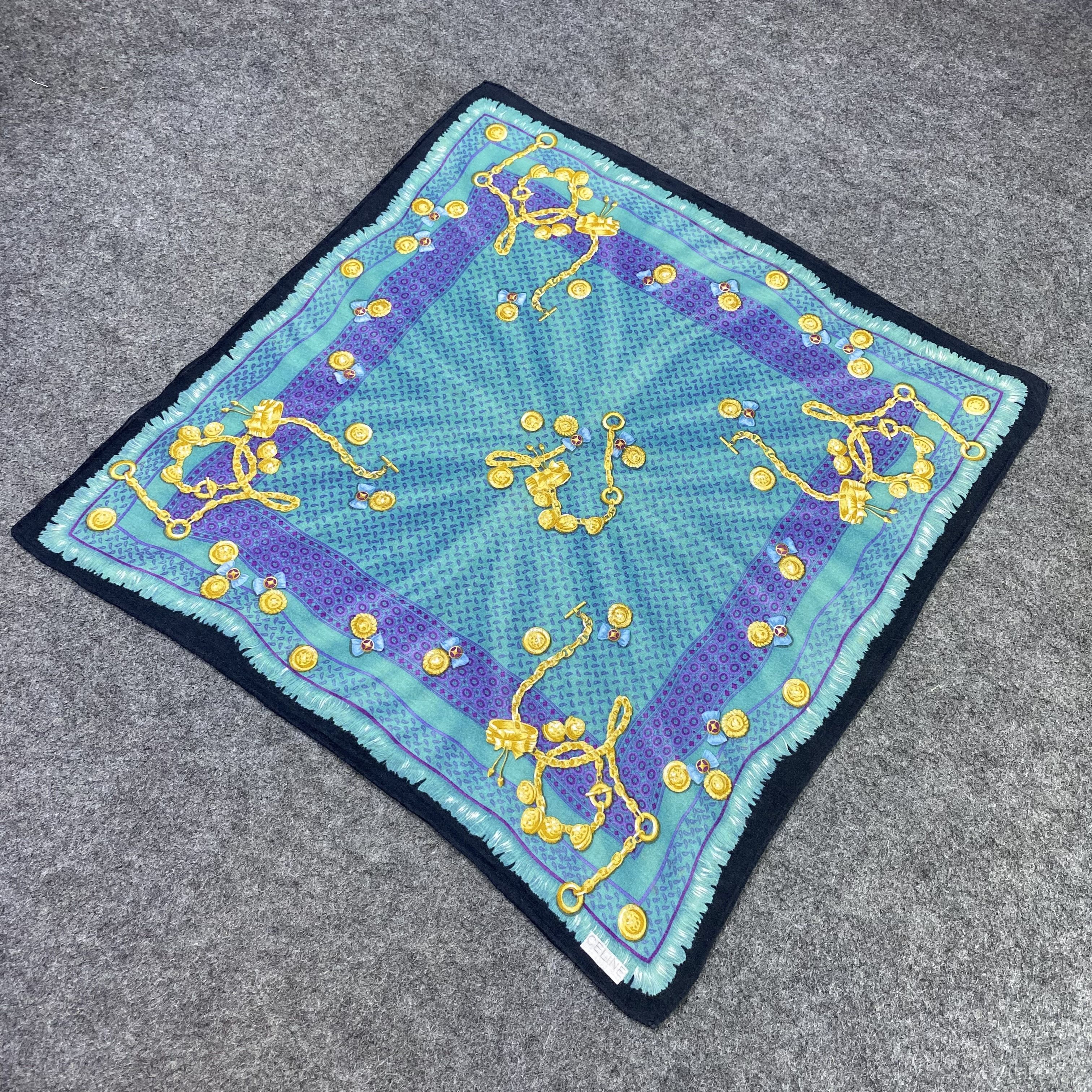 Celine Celine Handkerchief Neckerchief Bandana-B1835 Size ONE SIZE - 4 Thumbnail
