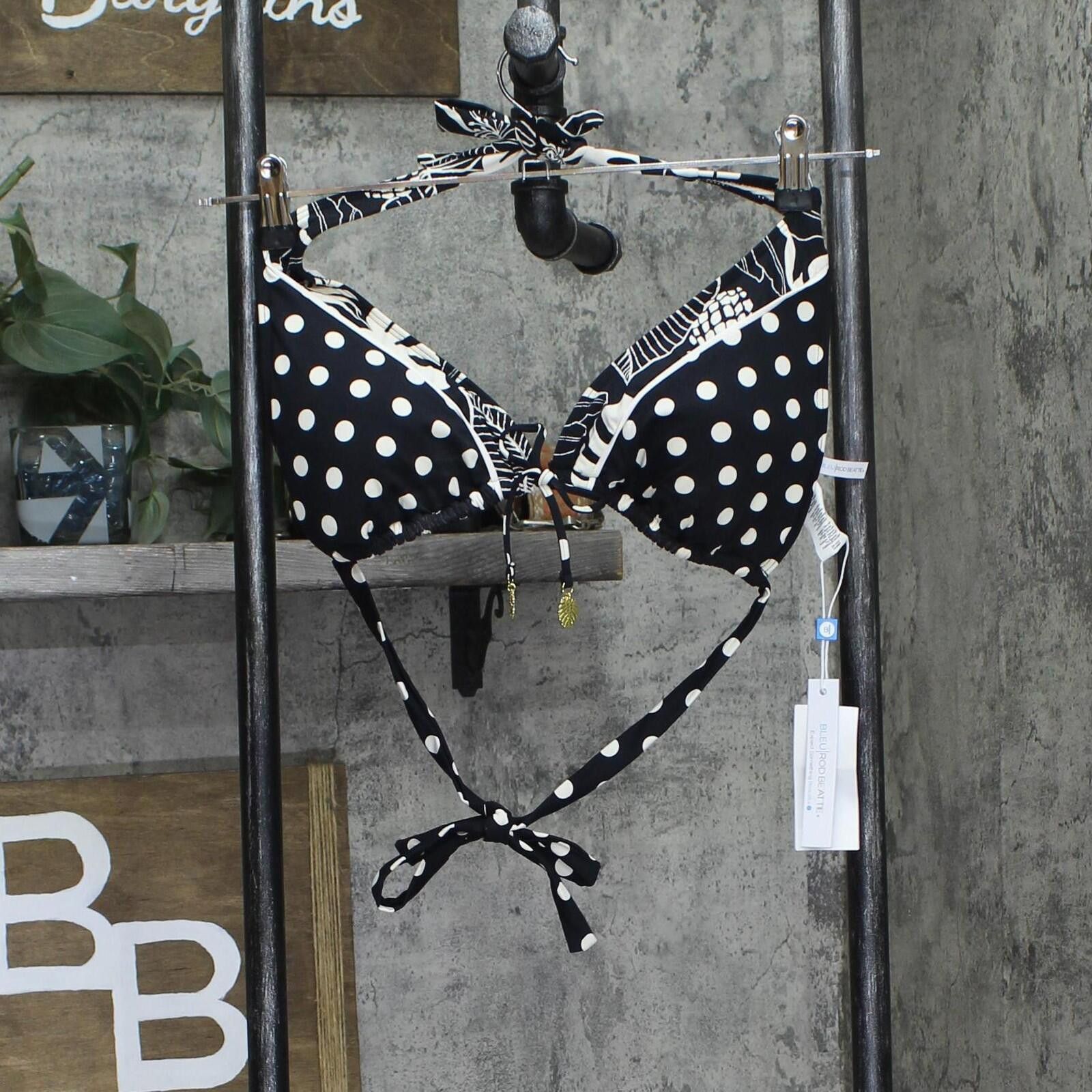 Other Nwt Bleu Rod Beattie Tall Swim Bikini Top Black / White 14 Size ONE SIZE - 1 Thumbnail