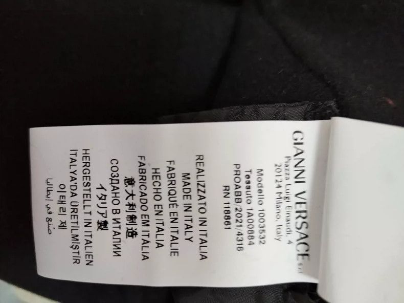 Versace Versace Women's autumn-winter mid-length reversible woolen Size L / US 10 / IT 46 - 6 Thumbnail
