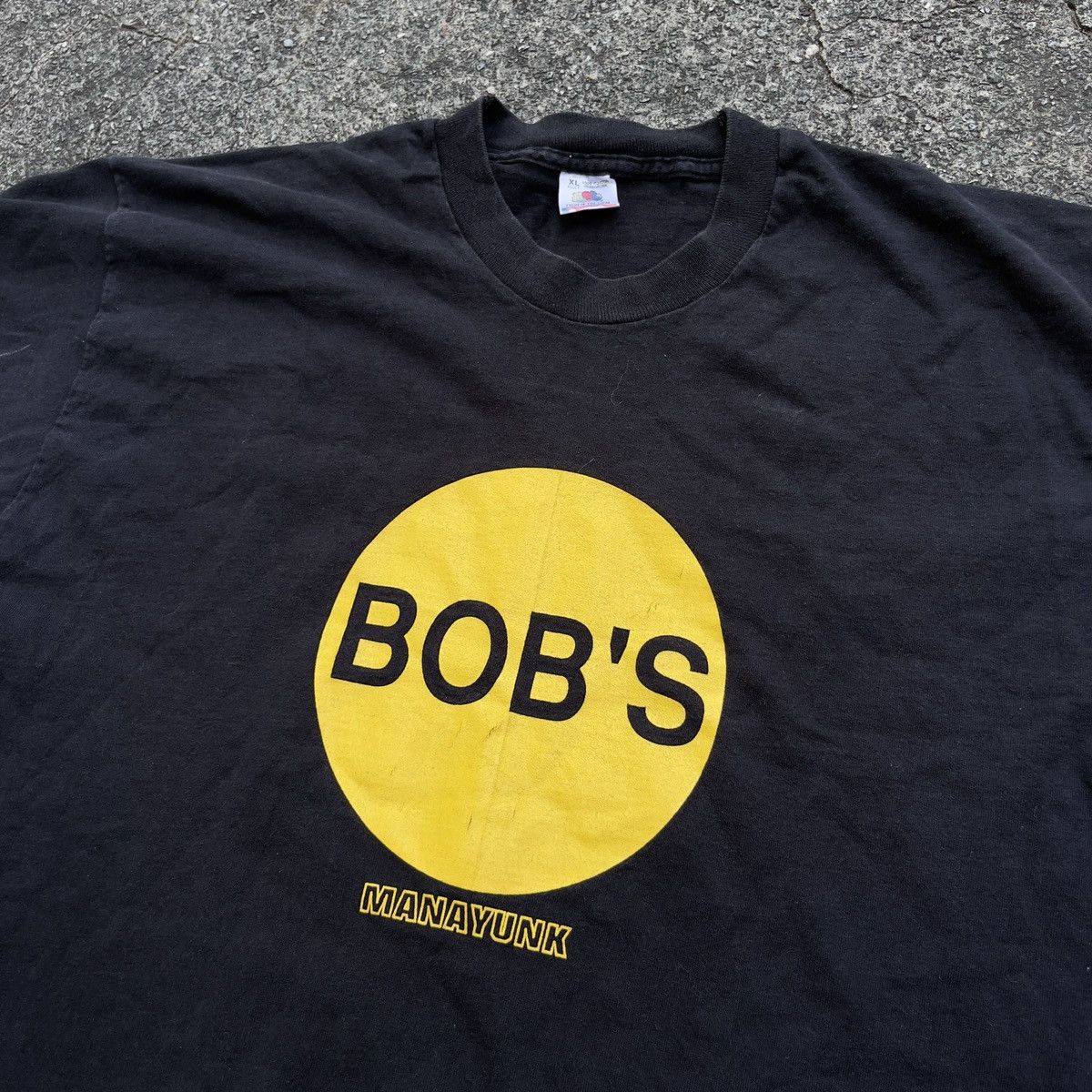 Fruit Of The Loom × Vintage Vintage 90s BOBS MANAYUNK PHILADELPHIA Single Stitch Size US XL / EU 56 / 4 - 2 Thumbnail
