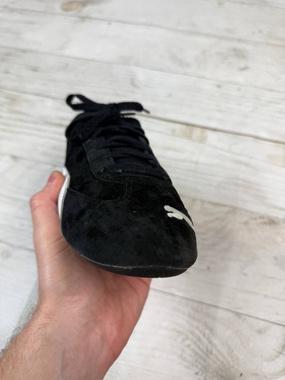 Puma Vintage Puma Speed Cat Racing Leather Sneakers 00s Y2K Size US 11 / EU 44 - 20 Thumbnail