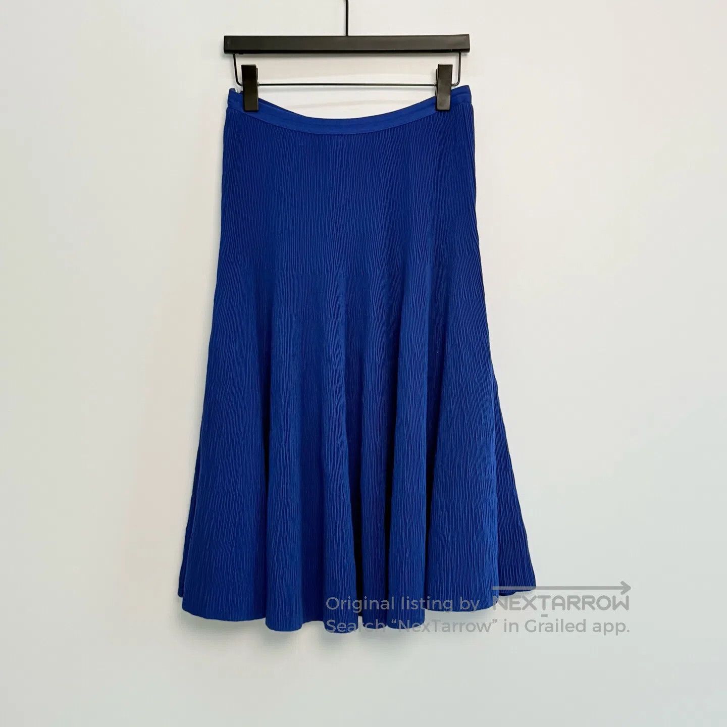 Chanel Chanel Ribbed Knit Skirt| Size 37" - 3 Thumbnail