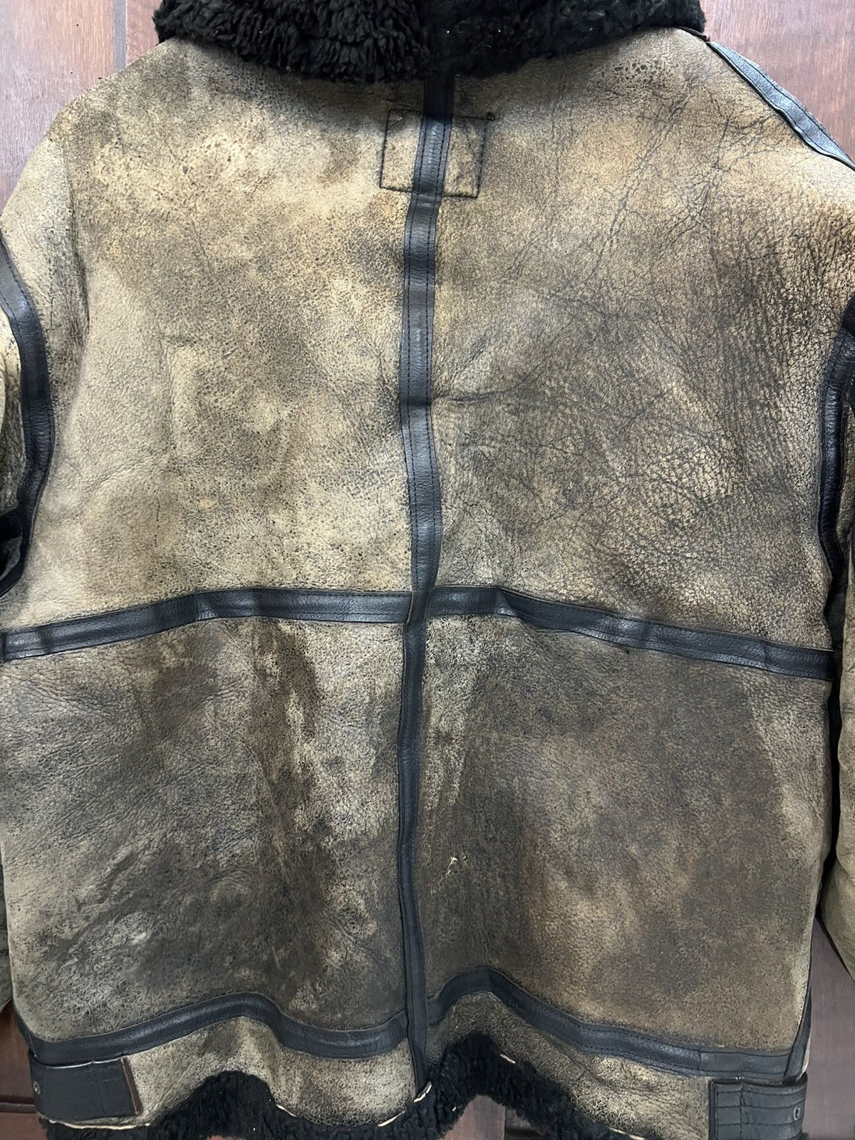 Vintage Avirex B3 Sheep Skin US Army Force Jacket