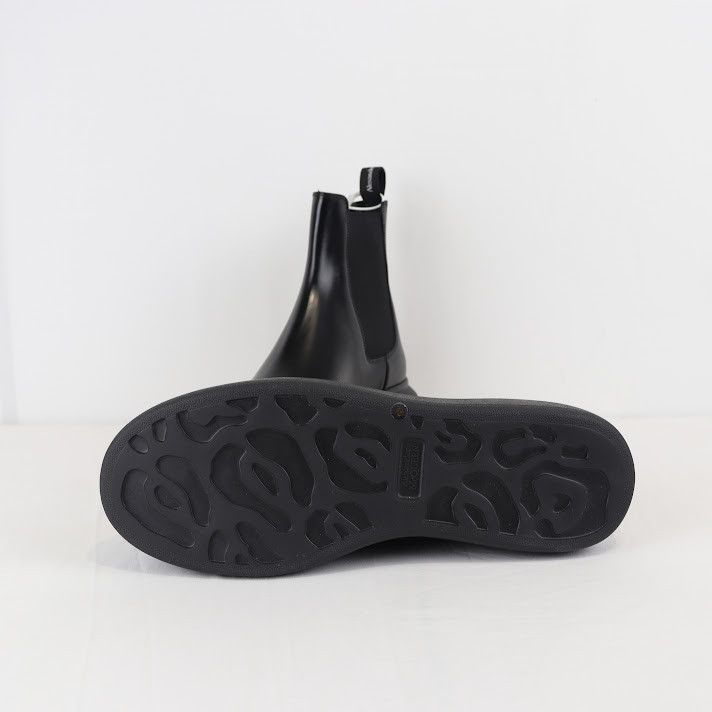 Alexander McQueen o1rshd1 Leather Boots in Black Size US 12 / EU 45 - 9 Thumbnail