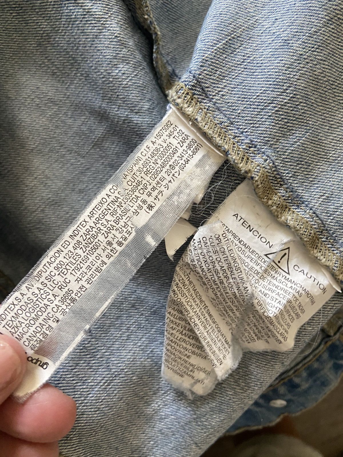 Other ZARA TRAFALUC SOLD OUT DISTRESSED DENIM JACKET SIZE S Size S / US 4 / IT 40 - 5 Thumbnail