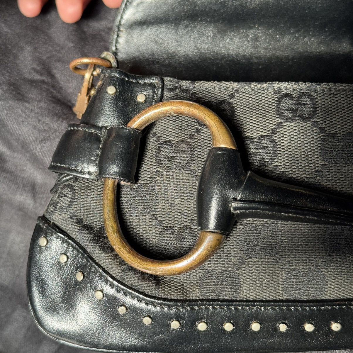 Gucci × Tom Ford Gucci Horsebit large clutch bag Black Size ONE SIZE - 10 Thumbnail
