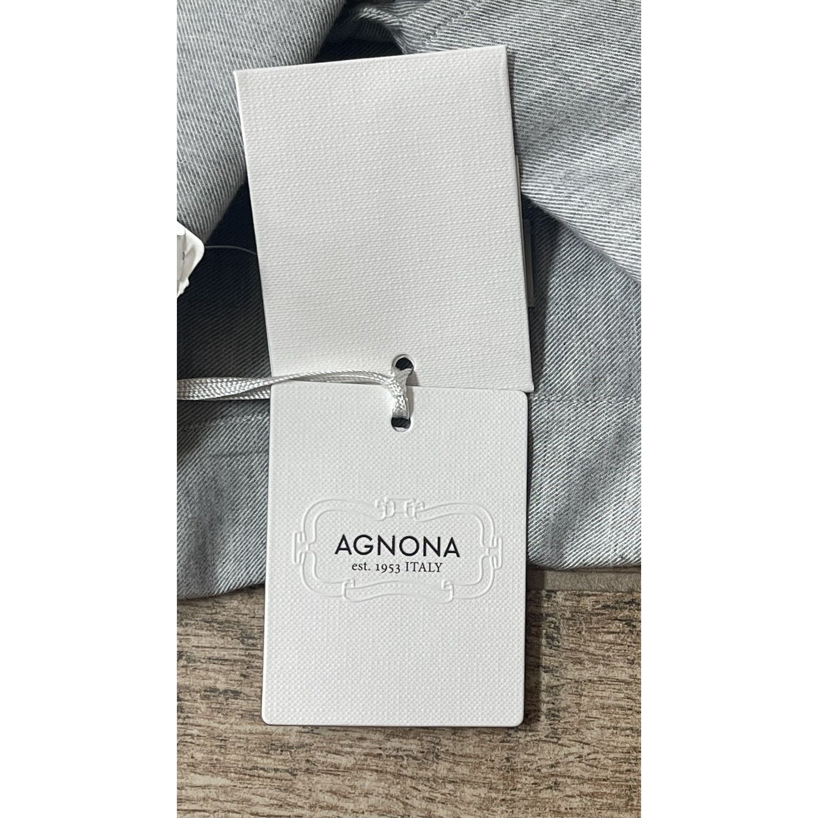 Agnona $1695 NWT Agnona Gray Cashmere Shirt Luxury Button Front 2XL Size US XXL / EU 58 / 5 - 7 Thumbnail