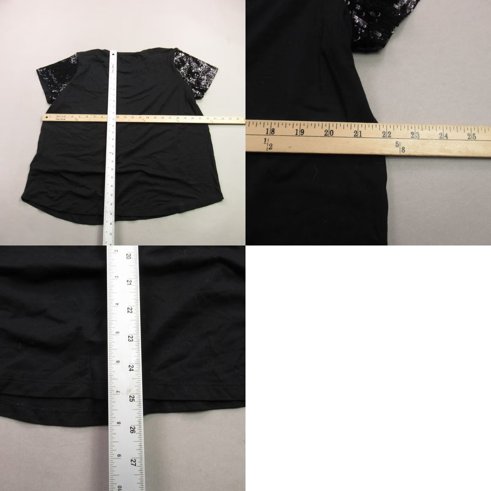Ralph Lauren Lauren Ralph Lauren Sport Shirt XL Black Short Sleeve Crew Neck Casual Womens Size XL / US 12-14 / IT 48-50 - 8 Thumbnail