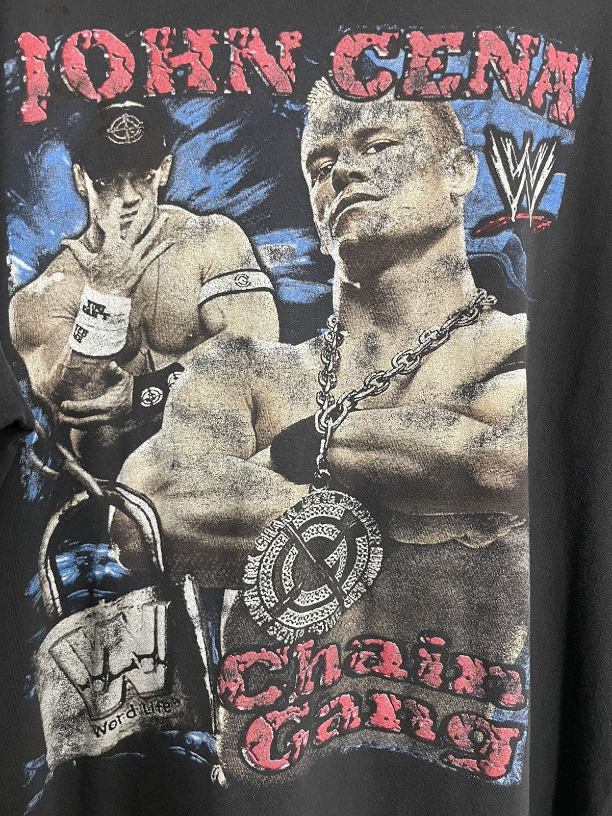 Maillot WWE John Cena Chain Gang – Camo 2004 – Vintage Taille M Occasion
