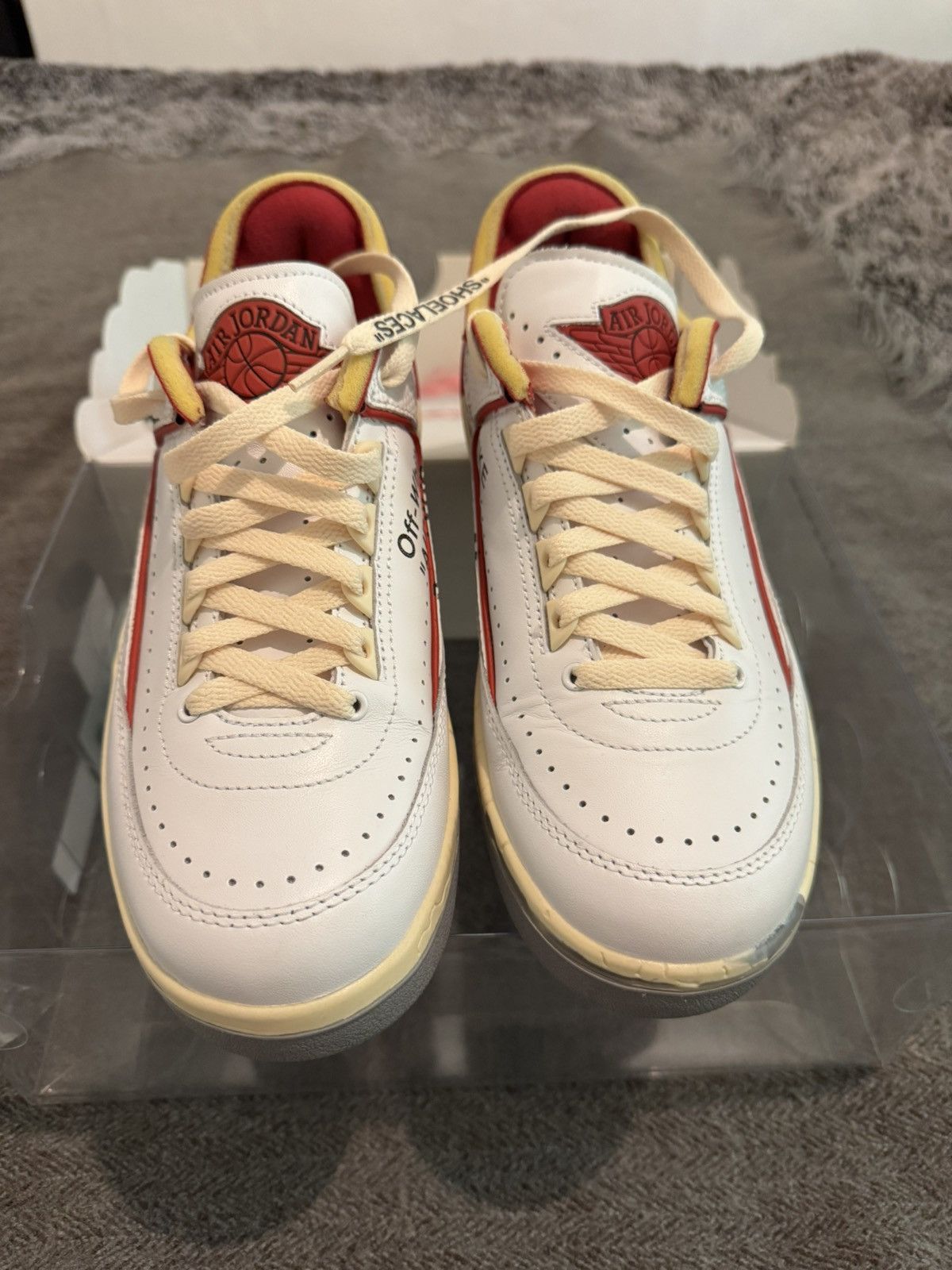 Jordan Brand × Off-White Off-White x Air Jordan 2 Retro Low SP 'White Varsity Size US 7 / EU 40 - 8 Thumbnail