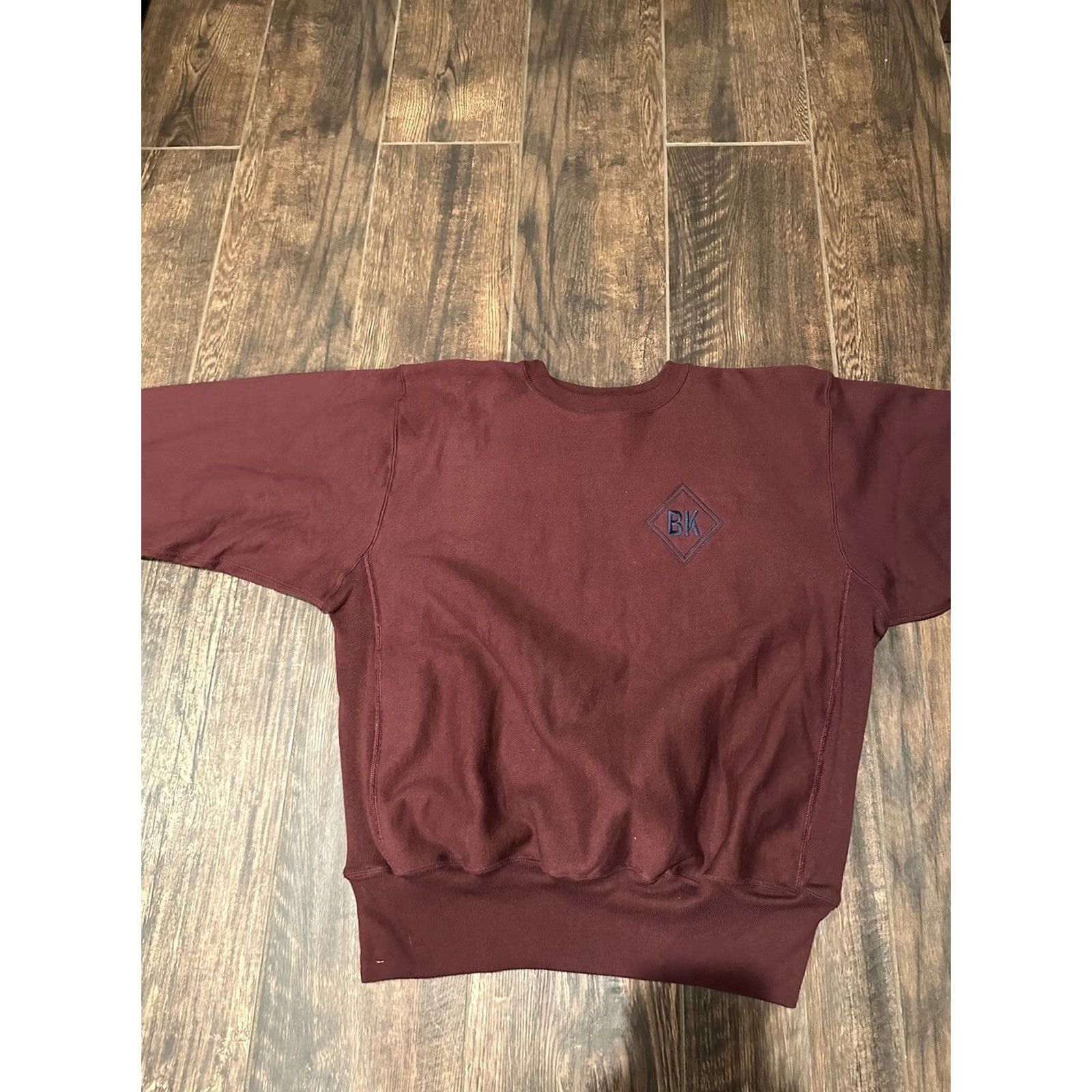 Champion VINTAGE Champion Reverse Weave Sweatshirt Crew Neck L Mens Brown 90s Reversible 80s 90s Pullover Size US L / EU 52-54 / 3 - 4 Thumbnail