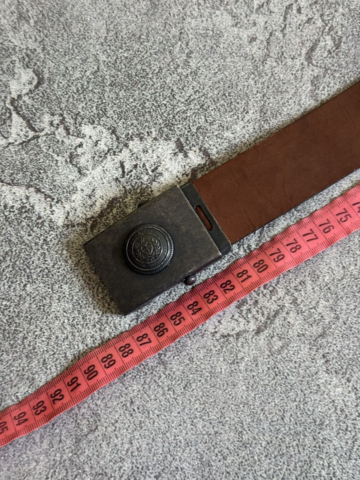 Designer × Love Moschino × Moschino Cheap and chic Moschino brown leather belt vintage Size ONE SIZE - 15 Thumbnail