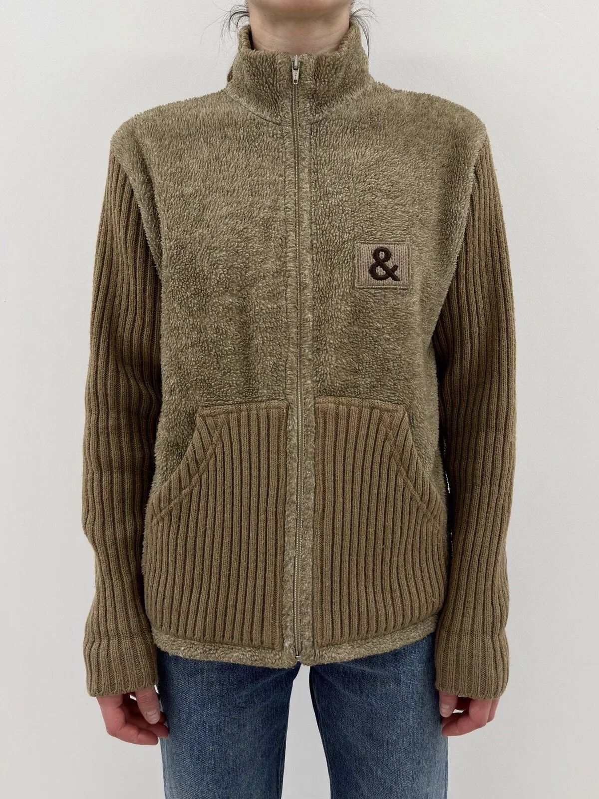 Dolce & Gabbana × Vintage VINTAGE 2000s DOLCE GABBANA DG WOMENS FLEECE SWEATER ZIP Size M / US 6-8 / IT 42-44 - 1 Thumbnail