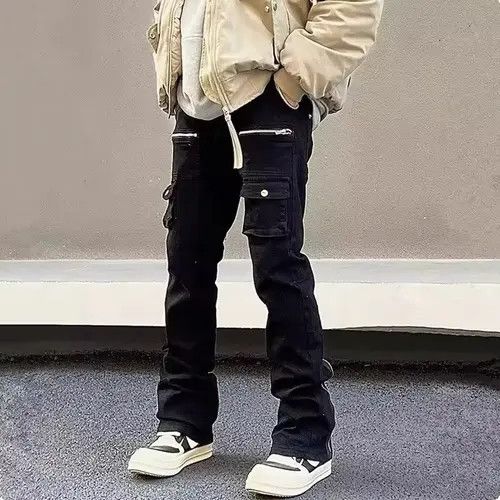 Jean Rumiko x Gotoh Zipper Opium Stack Pants, Flared Zipper Pants Size US 34 / EU 50 - 5 Thumbnail