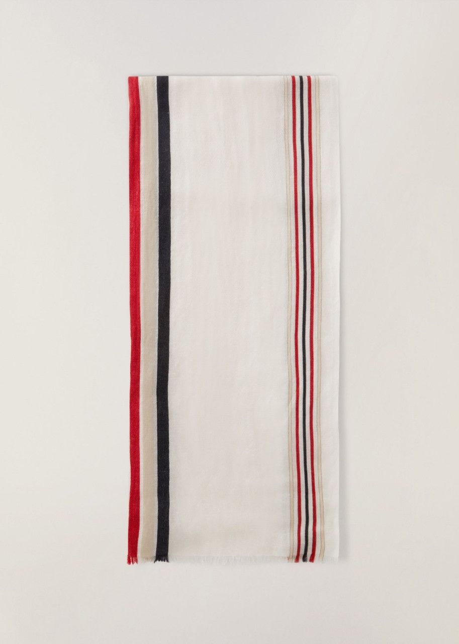 Loro Piana o1srvl11e0624 Size: OS FAM8949 Scarf in Beige Size ONE SIZE - 2 Thumbnail