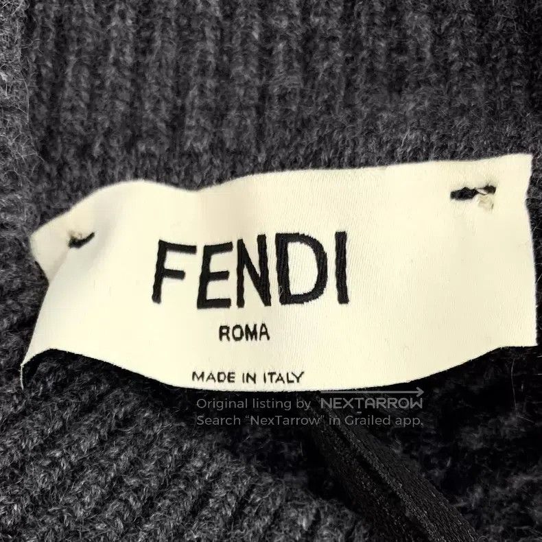Fendi Fendi Beige-Grey Classic Double F Monogram Printed Cashmer Size XXS / US 00 / IT 34 - 5 Thumbnail