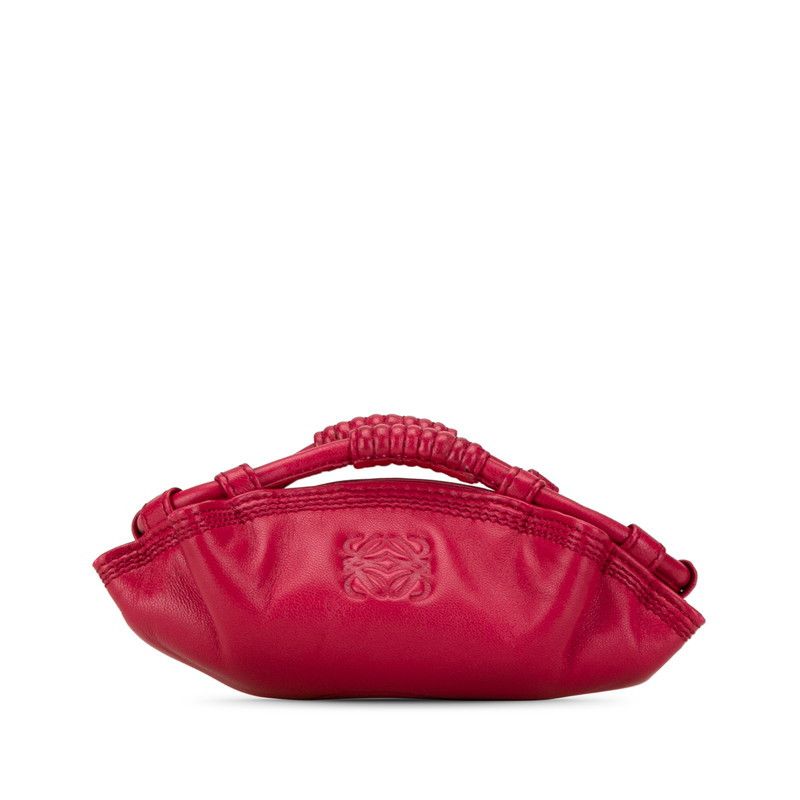 Loewe Loewe Anagram Nappa Aire Coin Case Pink Leather Coin