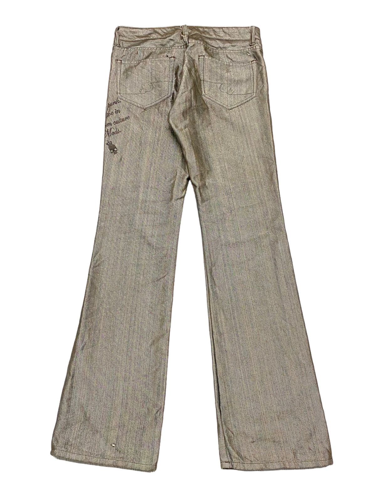 If Six Was Nine × Japanese Brand × Le Grande Bleu (L.G.B.) Flare Custom Culture Jean Unique Colour Retro Punk 90s Scene Size US 29 - 9 Thumbnail