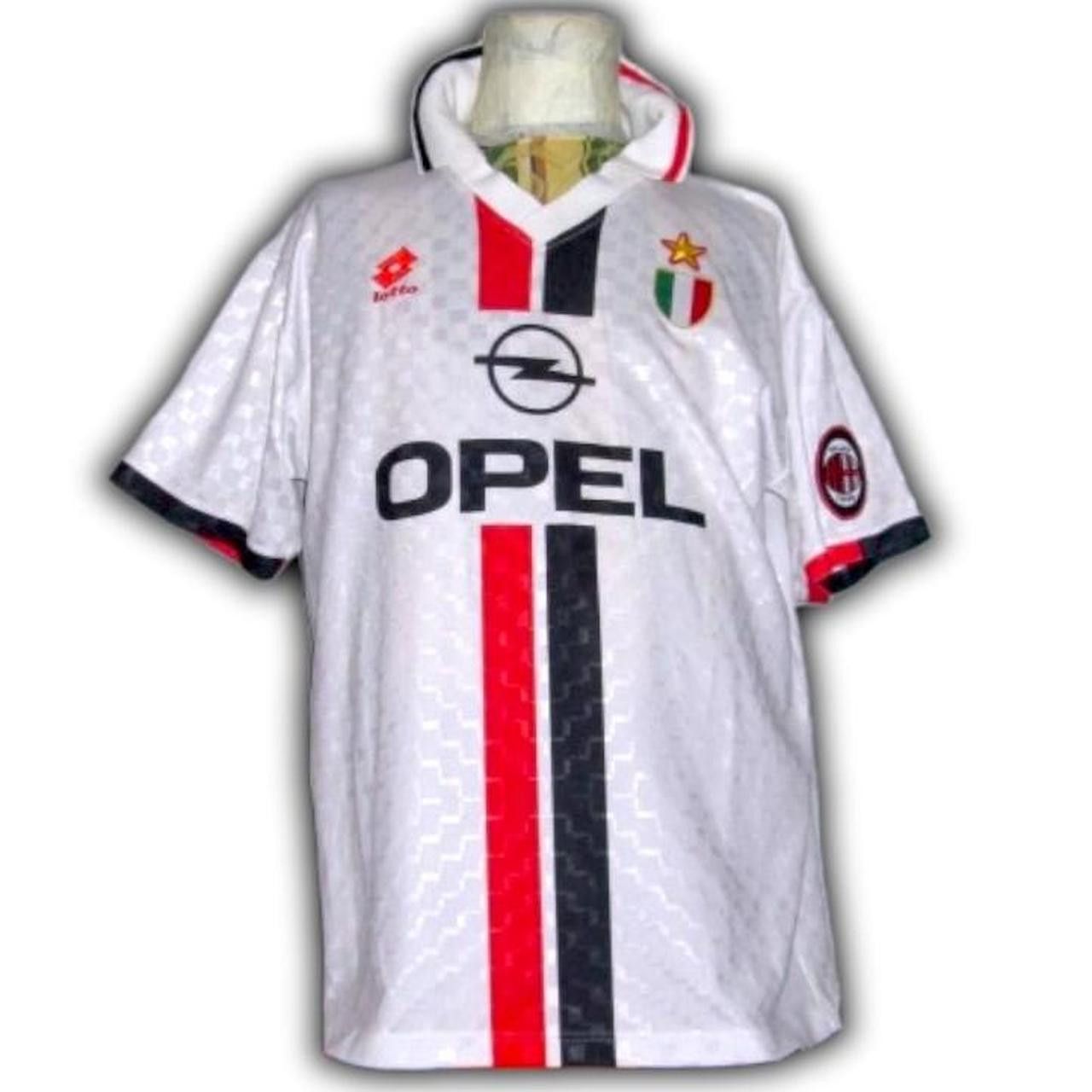 Lotto Sport Issued Ac Milan 1996 1997 Away Maglia maillot Camiseta Size US XL / EU 56 / 4 - 3 Thumbnail