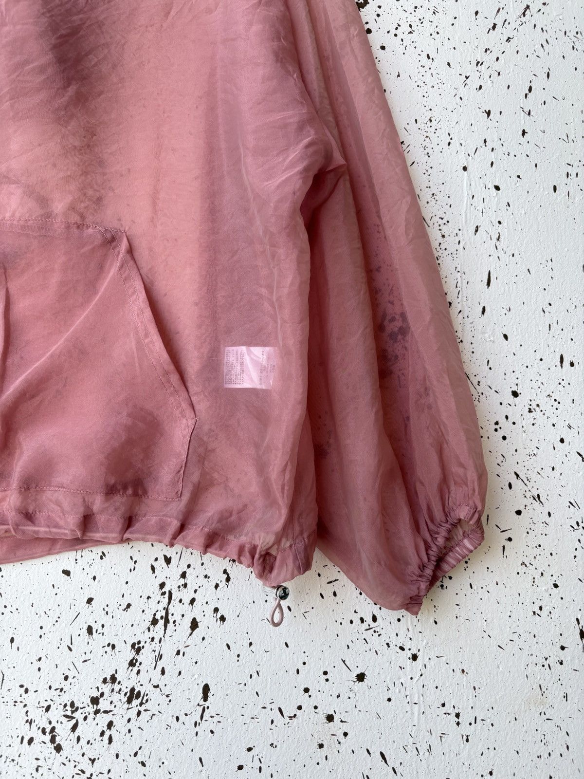 Japanese Brand Rare‼️ Helm Sheer Pink Windbreaker Hoodie Jacket Size US M / EU 48-50 / 2 - 4 Thumbnail