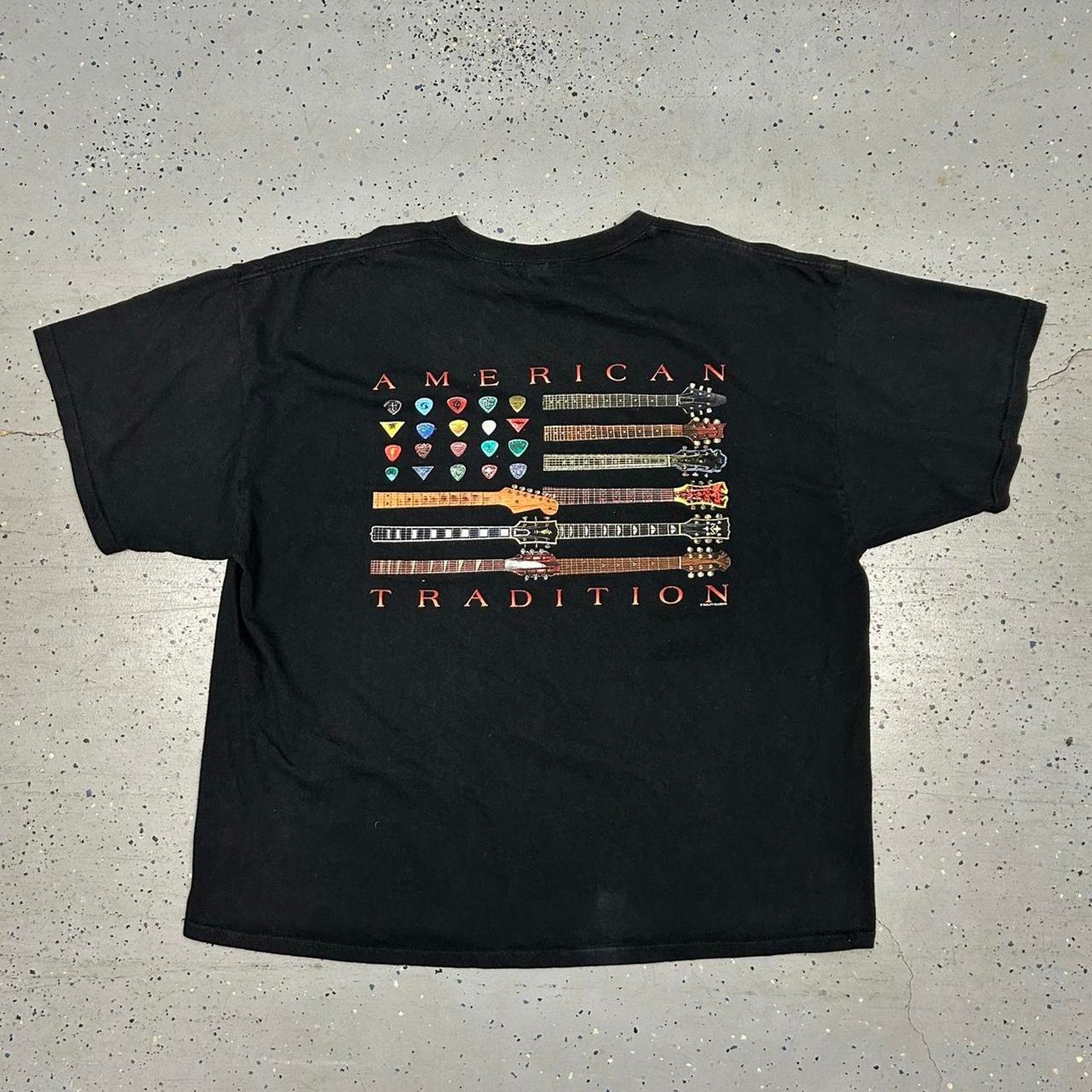 Other Black vintage American Tradition Guitar Tee Size US XXL / EU 58 / 5 - 1 Thumbnail