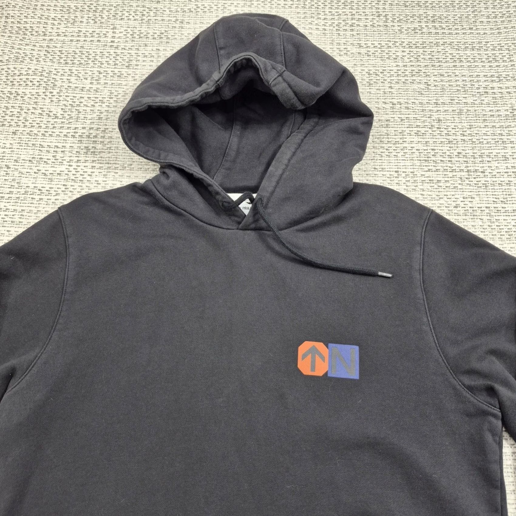 Norse Projects Norse Projects Hoodie Mens Medium Charcoal Gray Pullover 90s Hiking Sign Graphic Size US M / EU 48-50 / 2 - 4 Thumbnail
