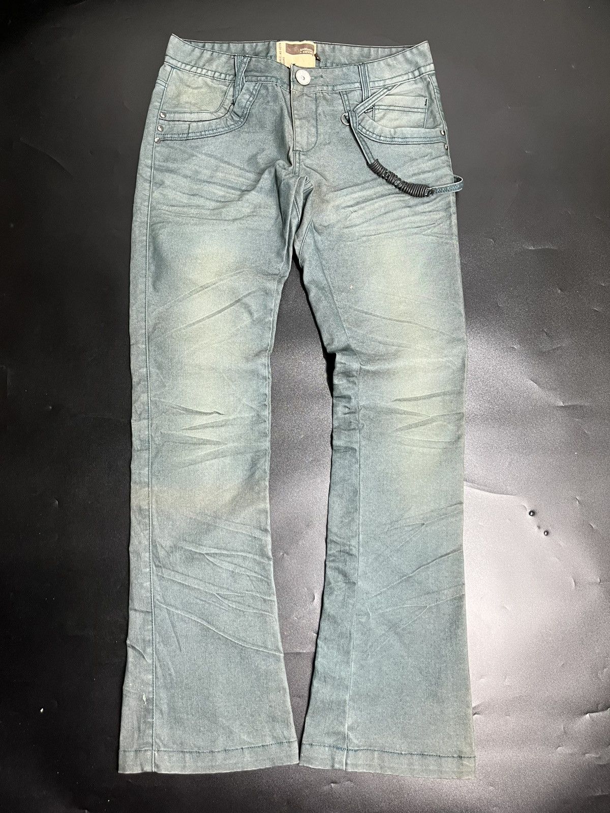 If Six Was Nine × Japanese Brand × Le Grande Bleu (L.G.B.) Japanese Samuel And Kevin Flared Jeans Size US 30 / EU 46 - 1 Thumbnail