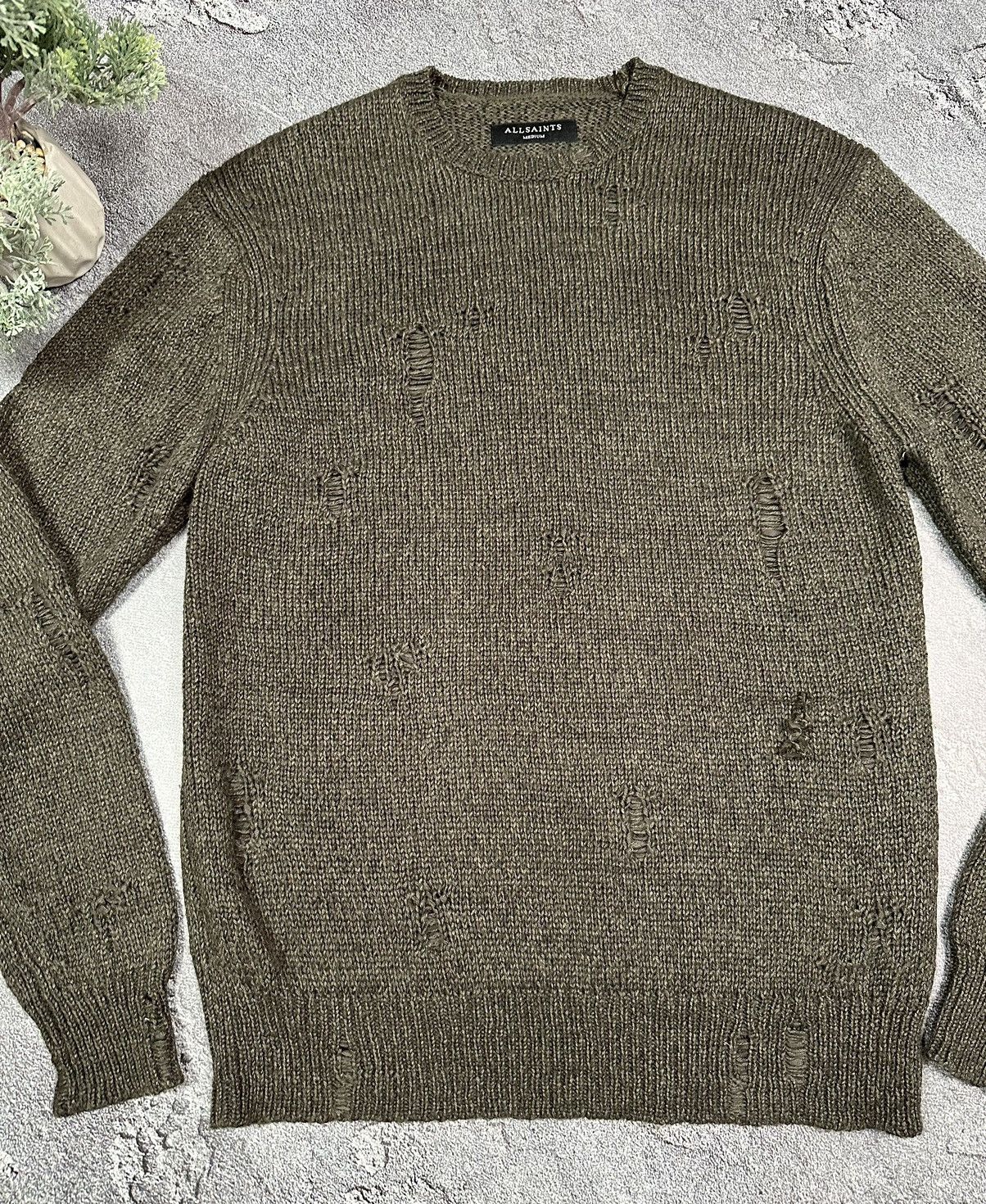 Allsaints AllSaints distressed style sweater Size US M / EU 48-50 / 2 - 9 Thumbnail