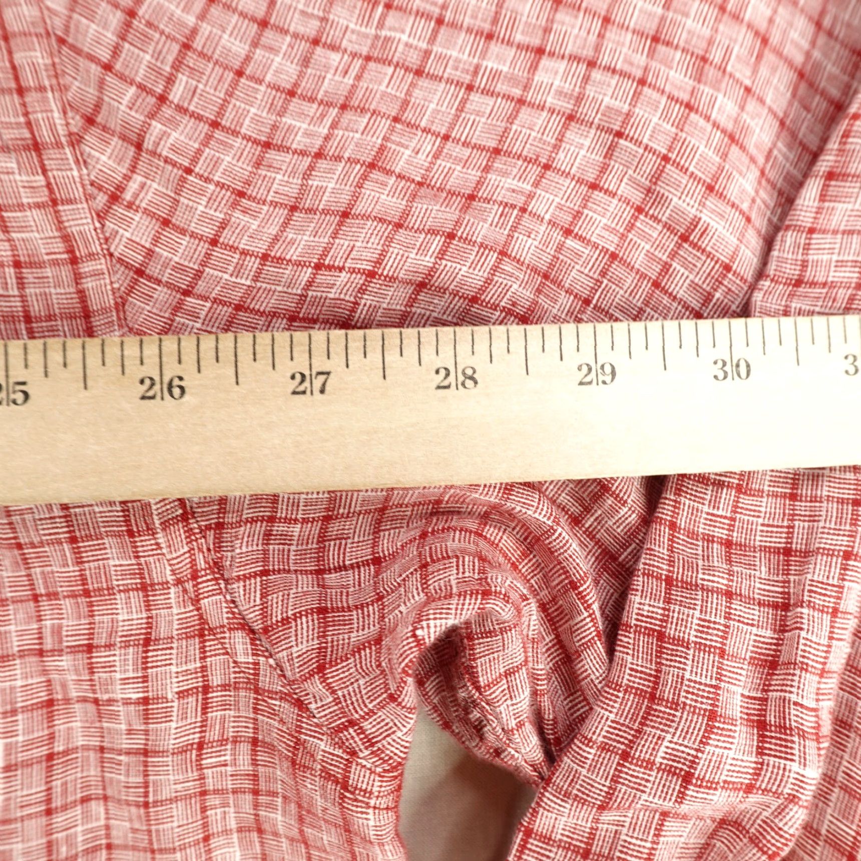 The Territory Ahead VINTAGE Territory Ahead Shirt Mens 2XL Red Plaid Button Up Linen Hiking Outdoors Work Size US XXL / EU 58 / 5 - 6 Thumbnail