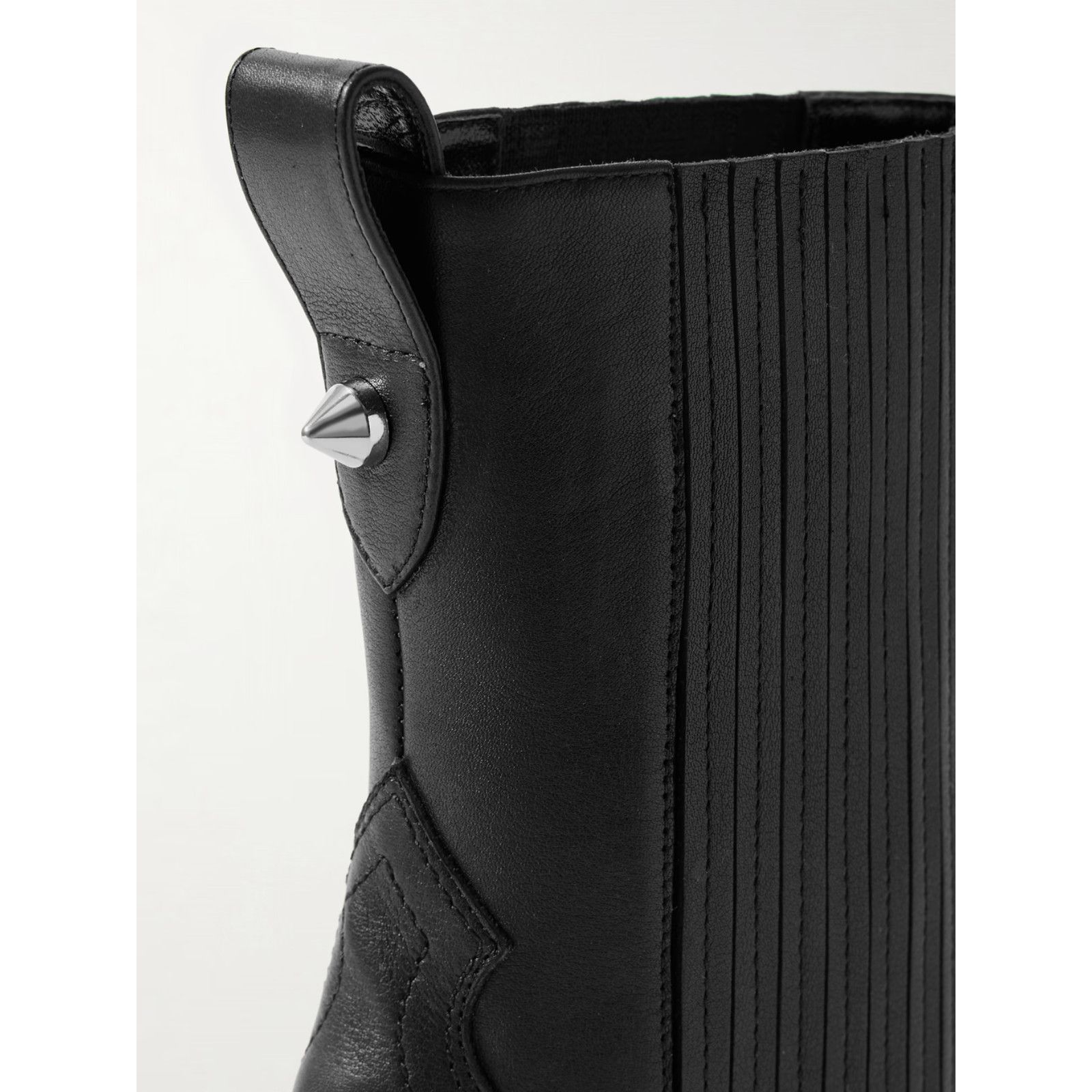 Christian Louboutin Christian Louboutin Santigag 85 Black Calf Leather Boot 37 Size US 6 / IT 36 - 16 Thumbnail