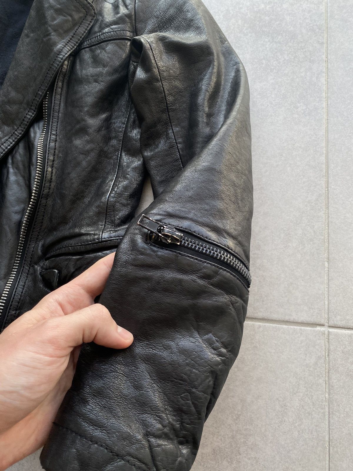Allsaints Allsaints Leather Jacket Size S / US 4 / IT 40 - 9 Thumbnail