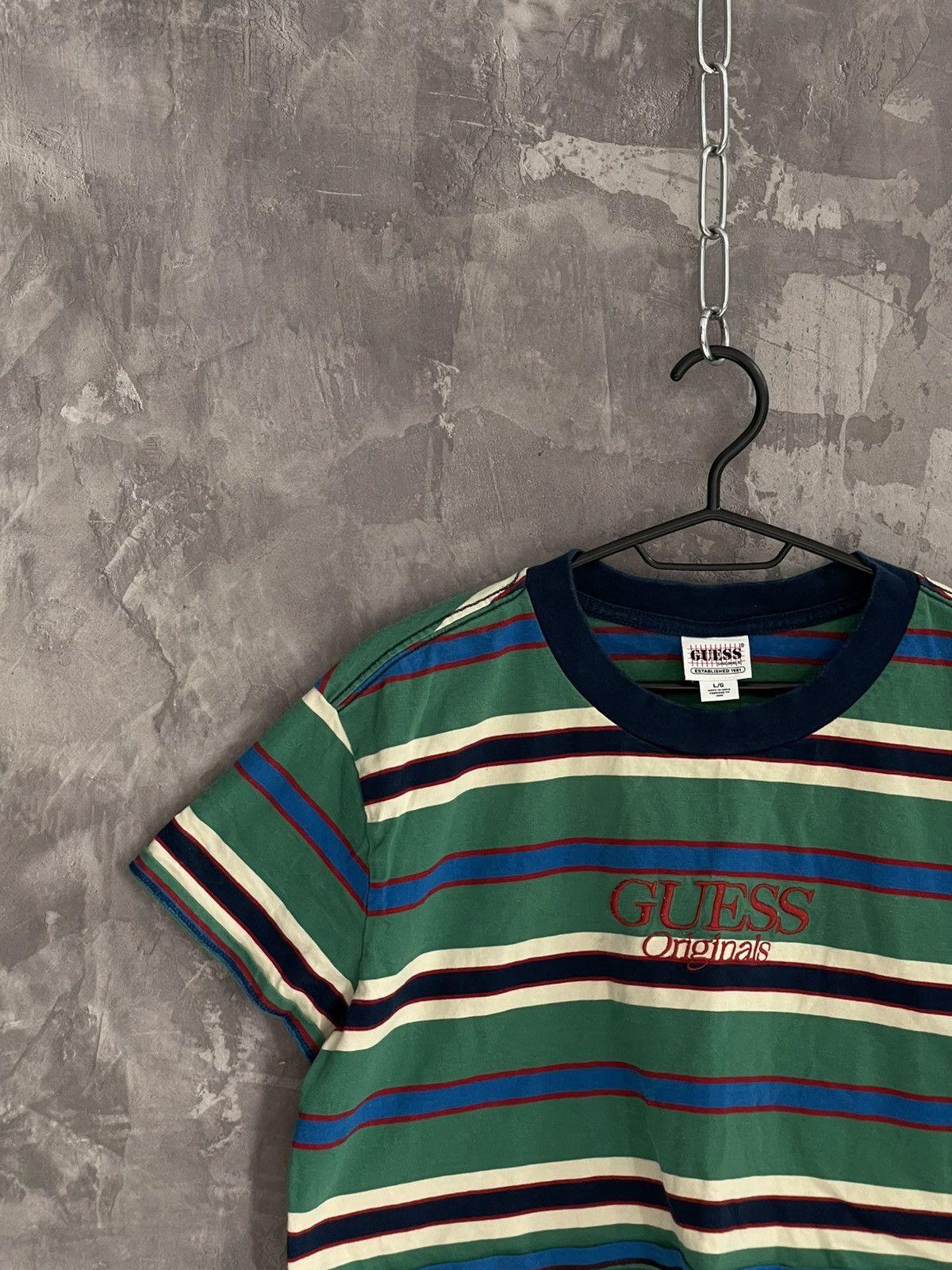 Guess Guess Y2K Glam Big Logo Avant Garde Cropped T shirt Size L / US 10 / IT 46 - 3 Thumbnail