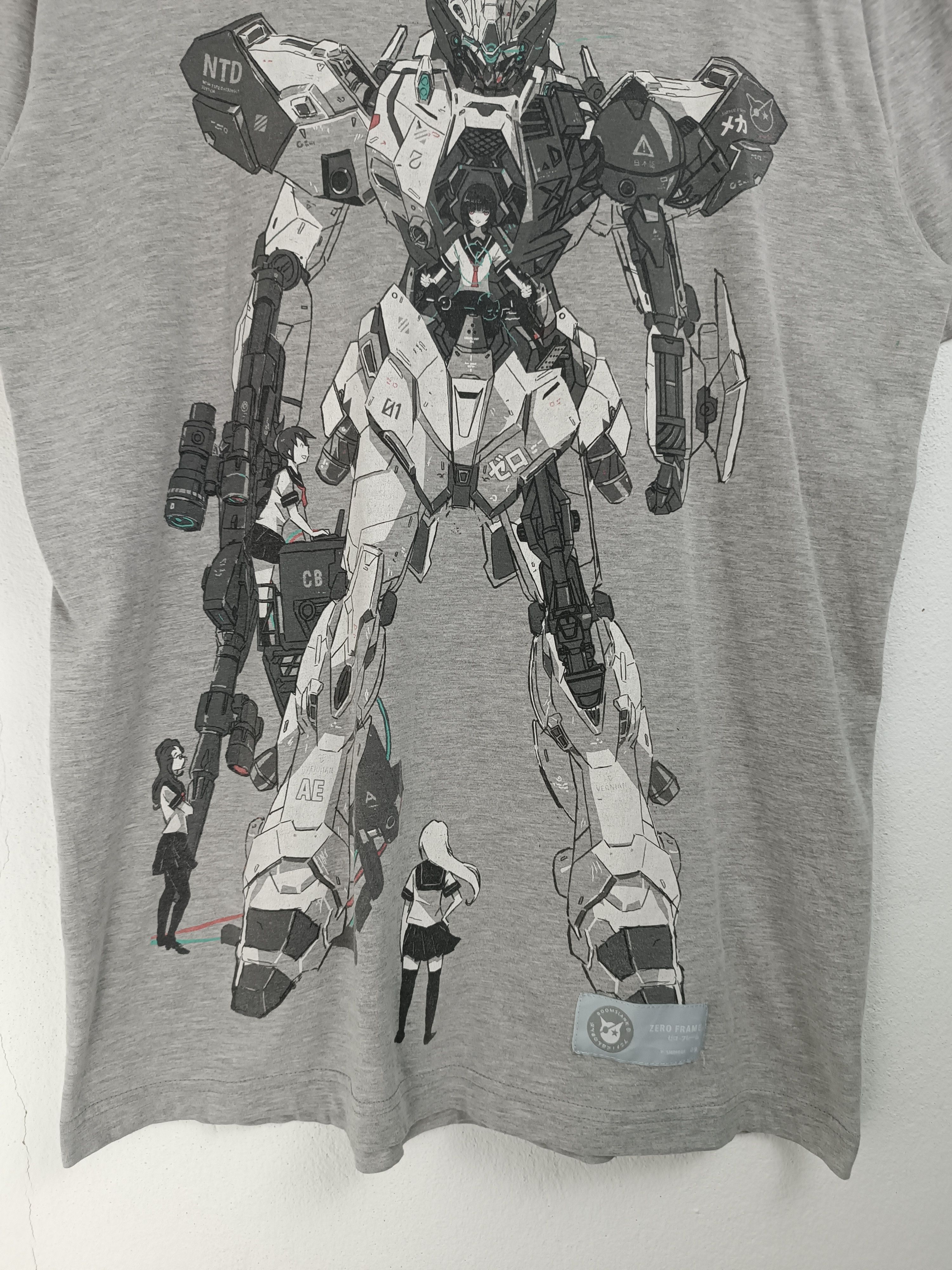 Vintage VINTAGE ZERO FRAME GUNDAM ROBOT TEE MECHA EVANGELION Size US M / EU 48-50 / 2 - 9 Thumbnail