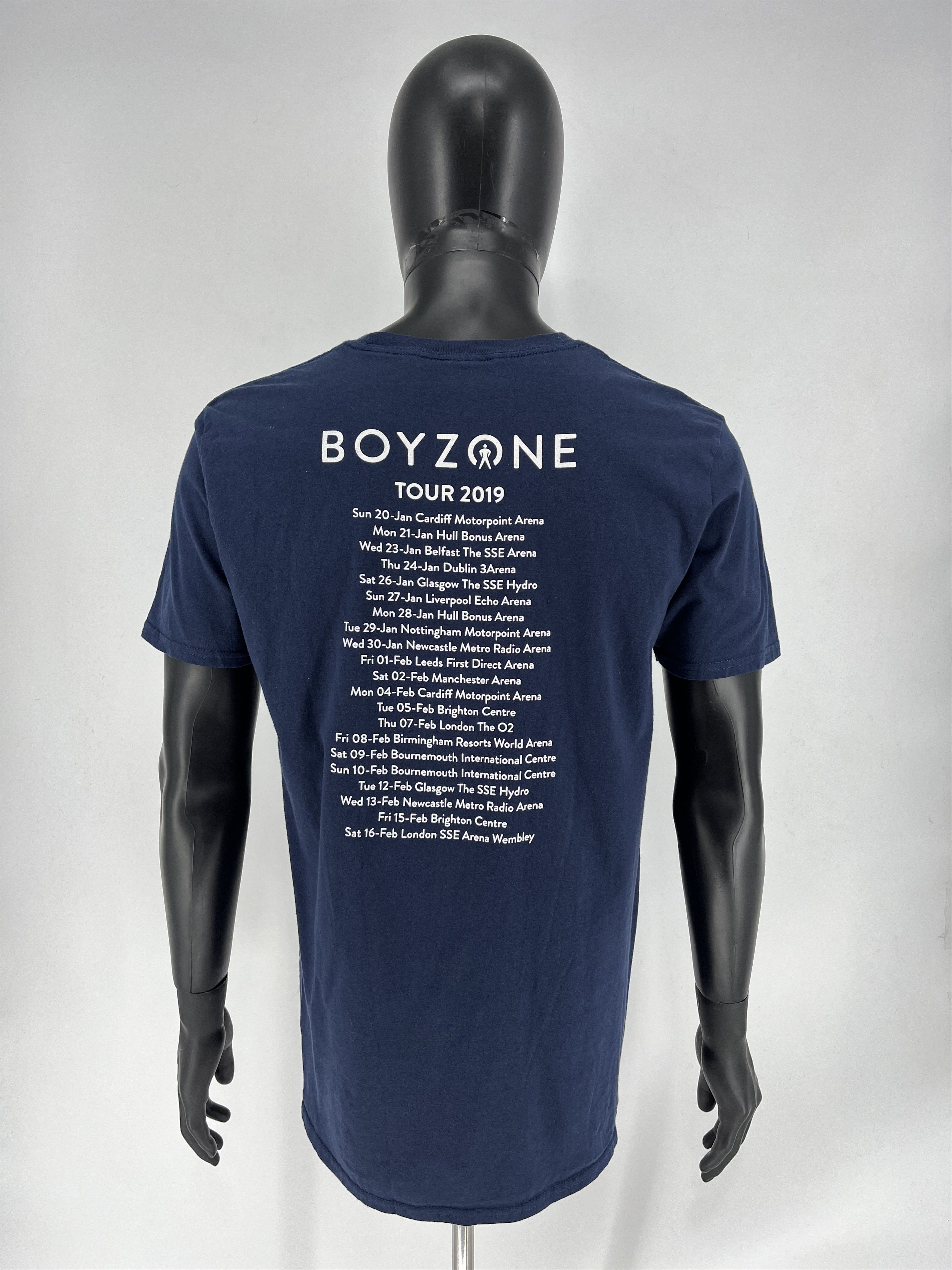 Band Tees × Vintage Vintage Y2K Boyzone T-Shirt Live By Request Tour Tee Size US L / EU 52-54 / 3 - 9 Thumbnail