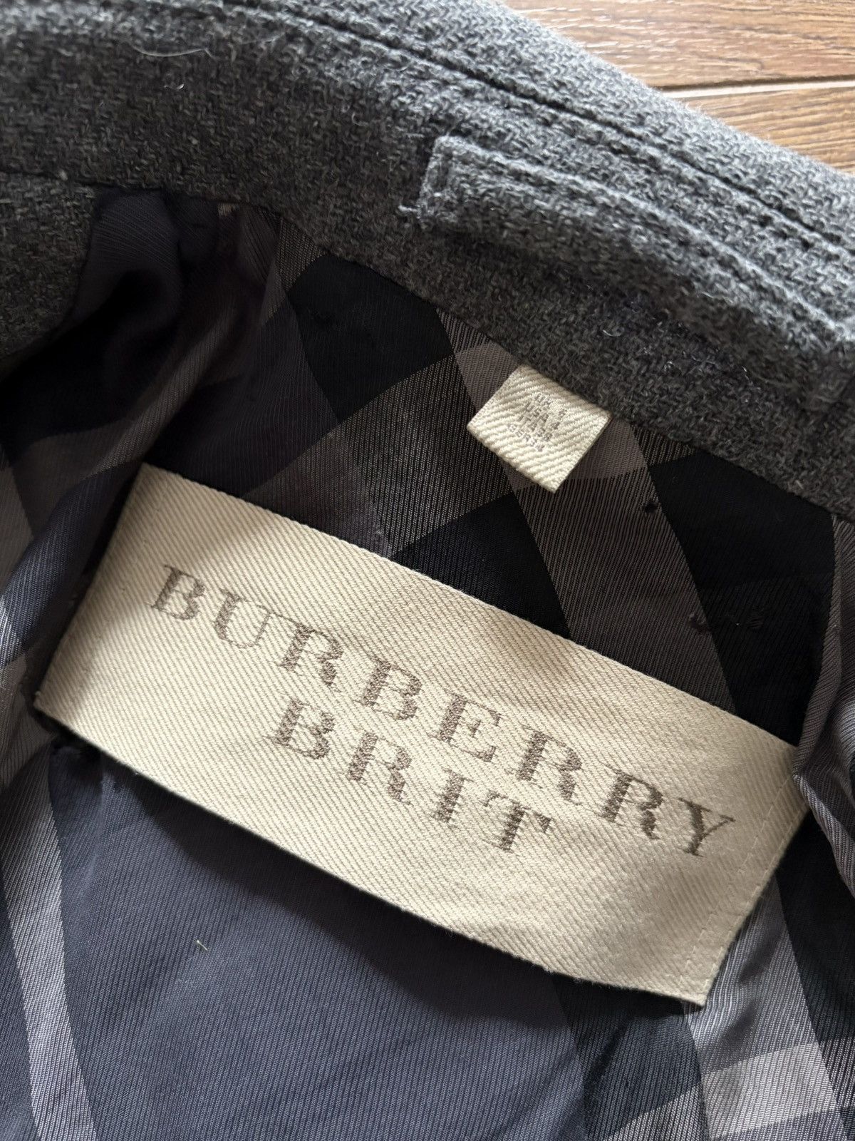 Burberry Burberry Brit Grey Wool Coat Size XS / US 0-2 / IT 36-38 - 8 Thumbnail