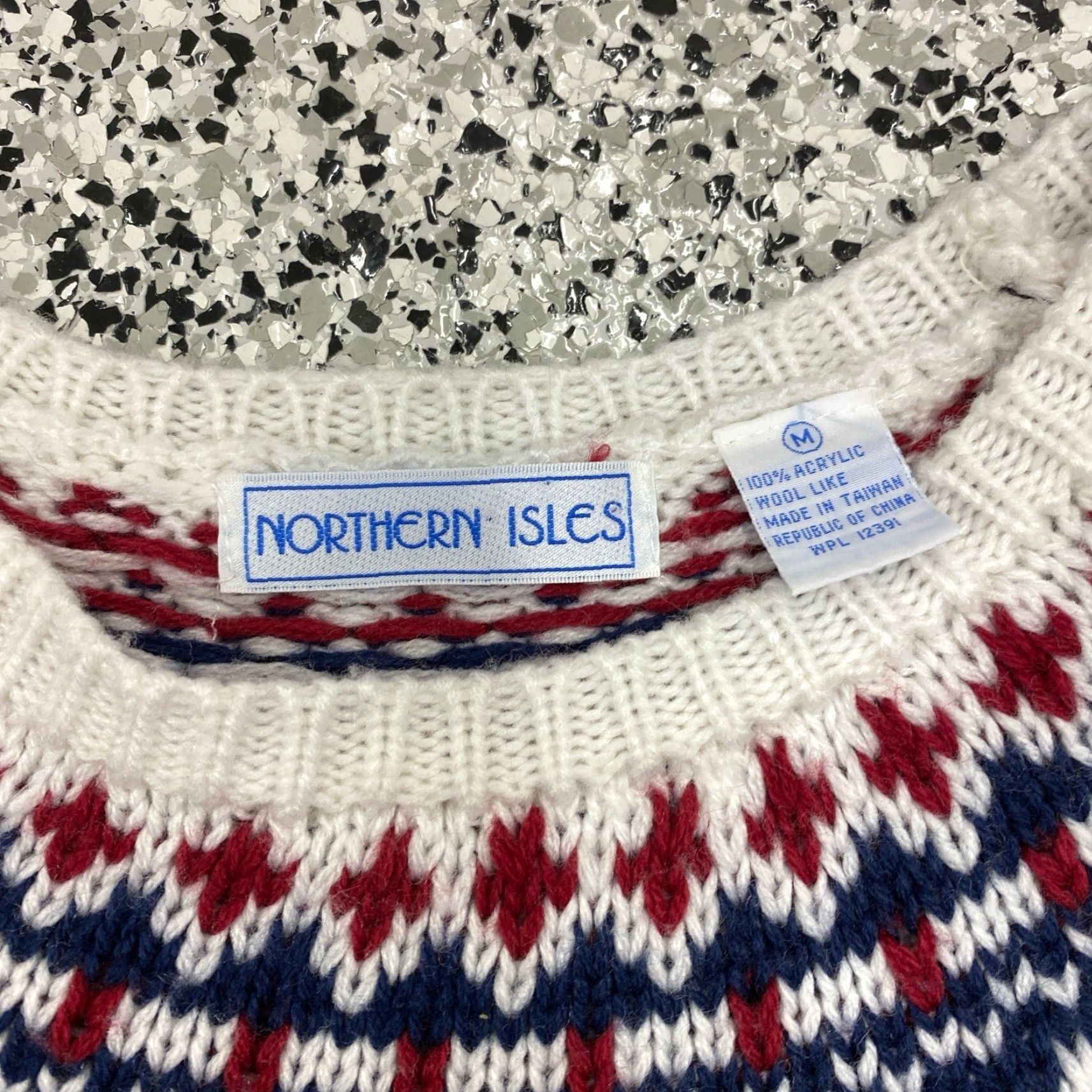 Vintage VINTAGE Northern Isles Sweater Womens Medium Pullover Knit Mock Neck Floral Heavyweight Long Sleeve Casual Size M / US 6-8 / IT 42-44 - 3 Thumbnail