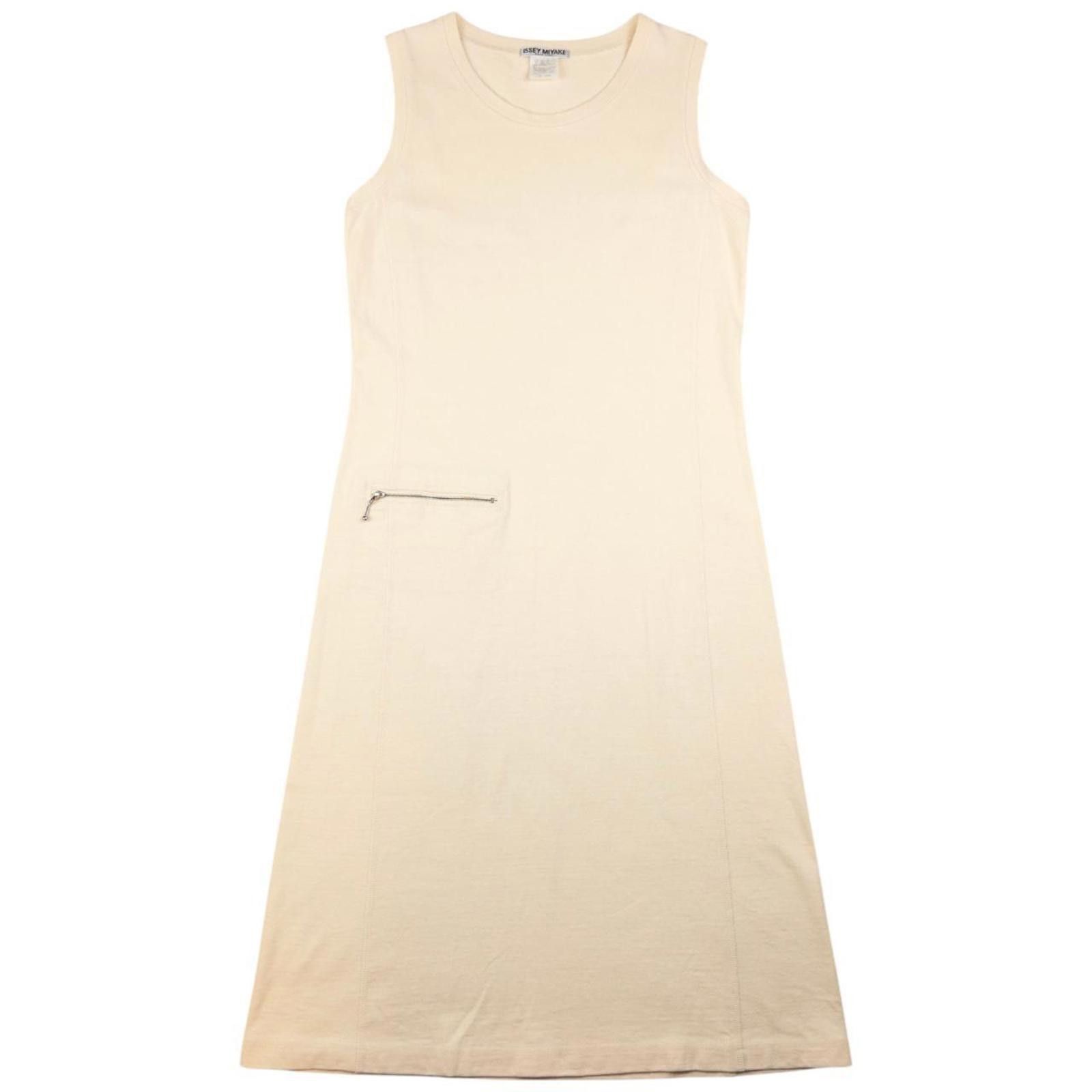 Issey Miyake Vintage Issey Miyake White Label Shift Dress Womens Size M Size M / US 6-8 / IT 42-44 - 1 Thumbnail