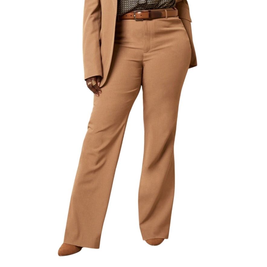 Banana Republic Banana Republic Sculpted Bootcut Pant in Dark Camel, Size 0 Size 25" / US 0 / IT 36 - 1 Thumbnail