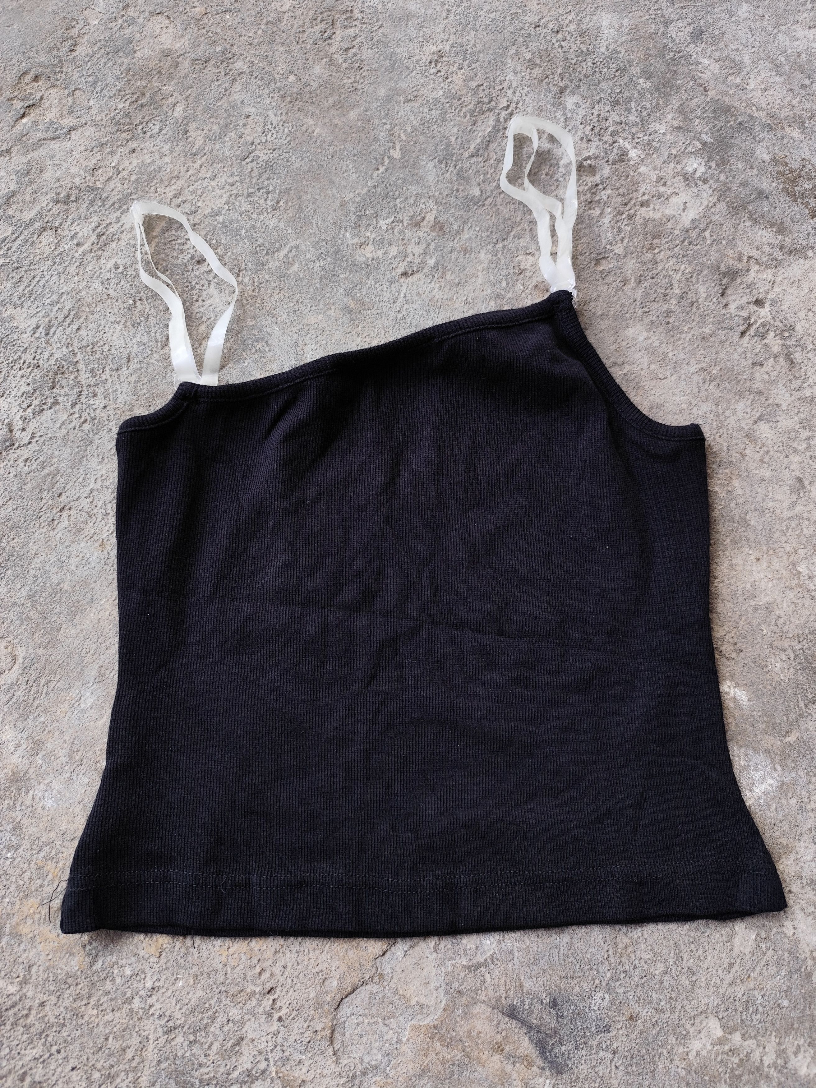 Off-White Off-white Assymetric ribbed crop tank top Size S / US 4 / IT 40 - 5 Thumbnail