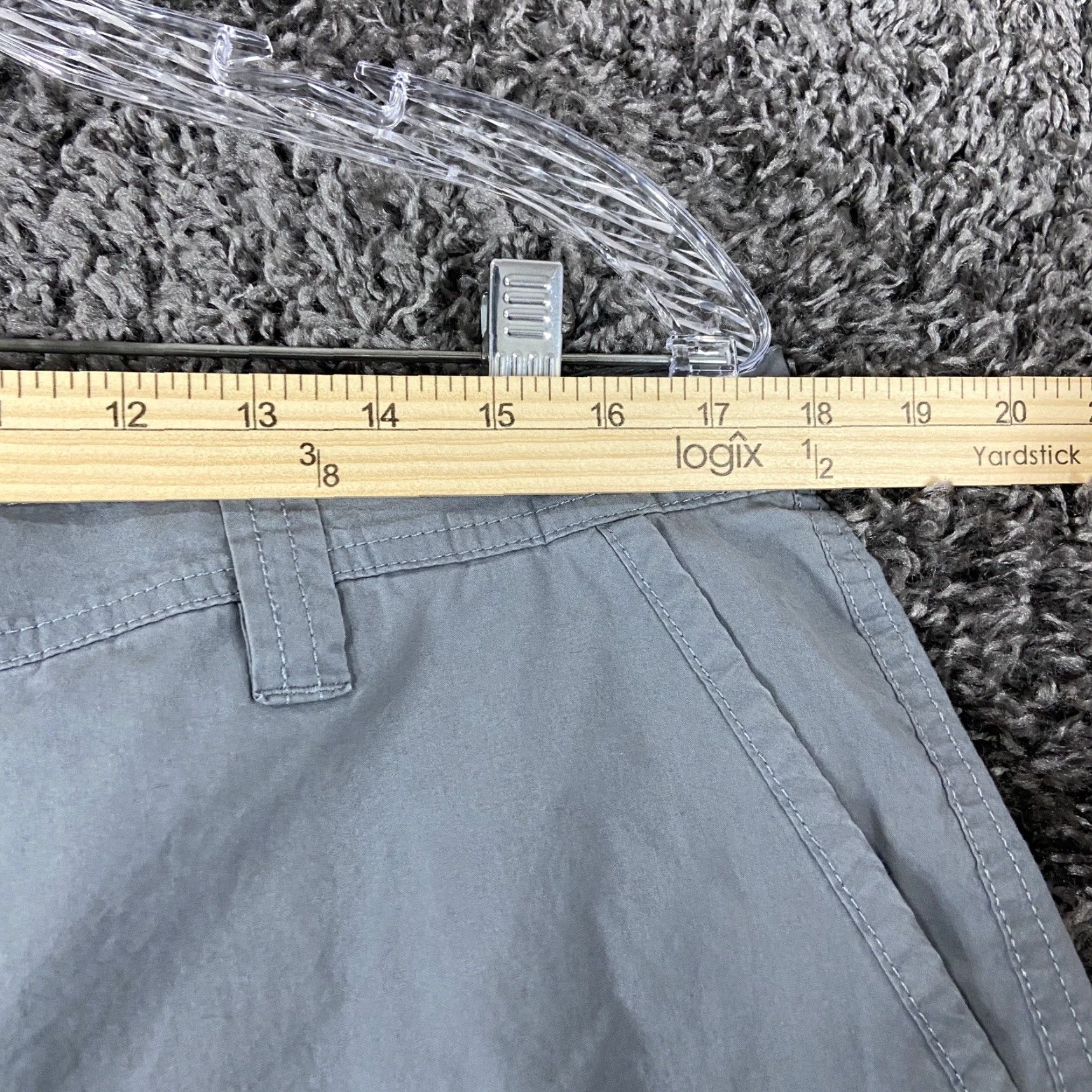 Vintage Columbia Gray Shorts Men 36 Chino Regular - Mens Size US 36 / EU 52 - 5 Thumbnail
