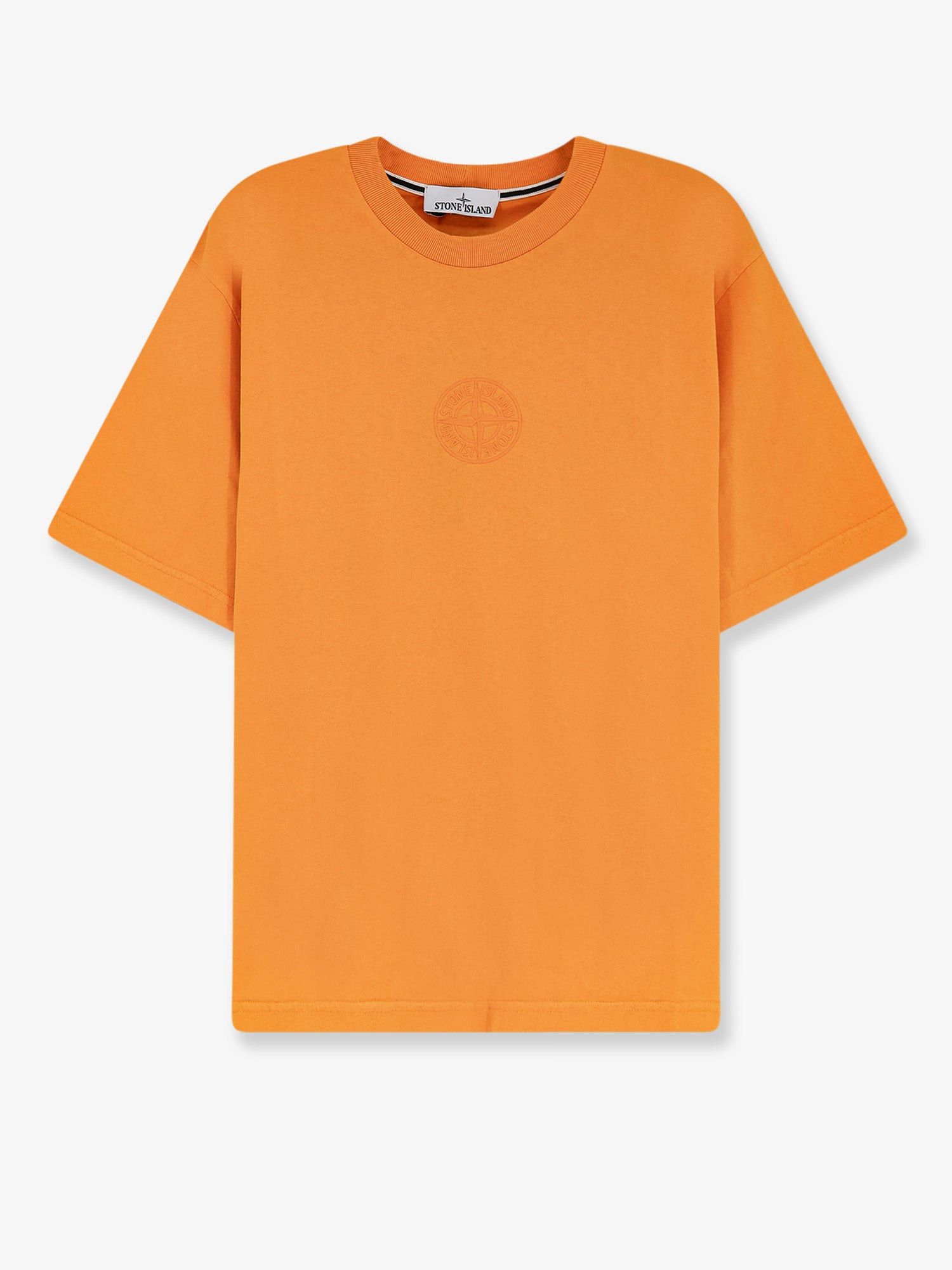 Stone Island Cotton T-Shirt With Tone-On-Tone Logo Print On The Front Size US S / EU 44-46 / 1 - 1 Thumbnail