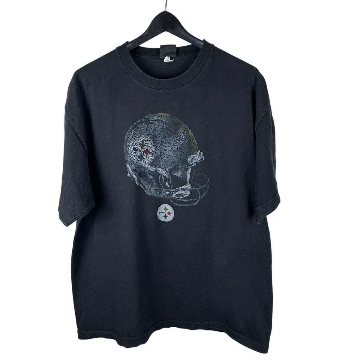 NFL × Vintage Vintage Y2K Pittsburgh Steelers NFL Helmet Shirt Size US XL / EU 56 / 4 - 1 Thumbnail